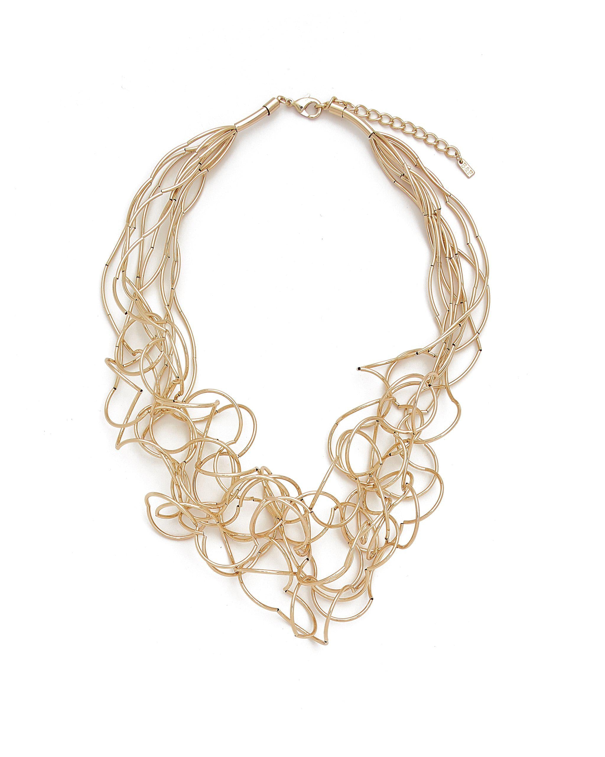 Angelica Multi Strand Swirly Tumbled Necklace