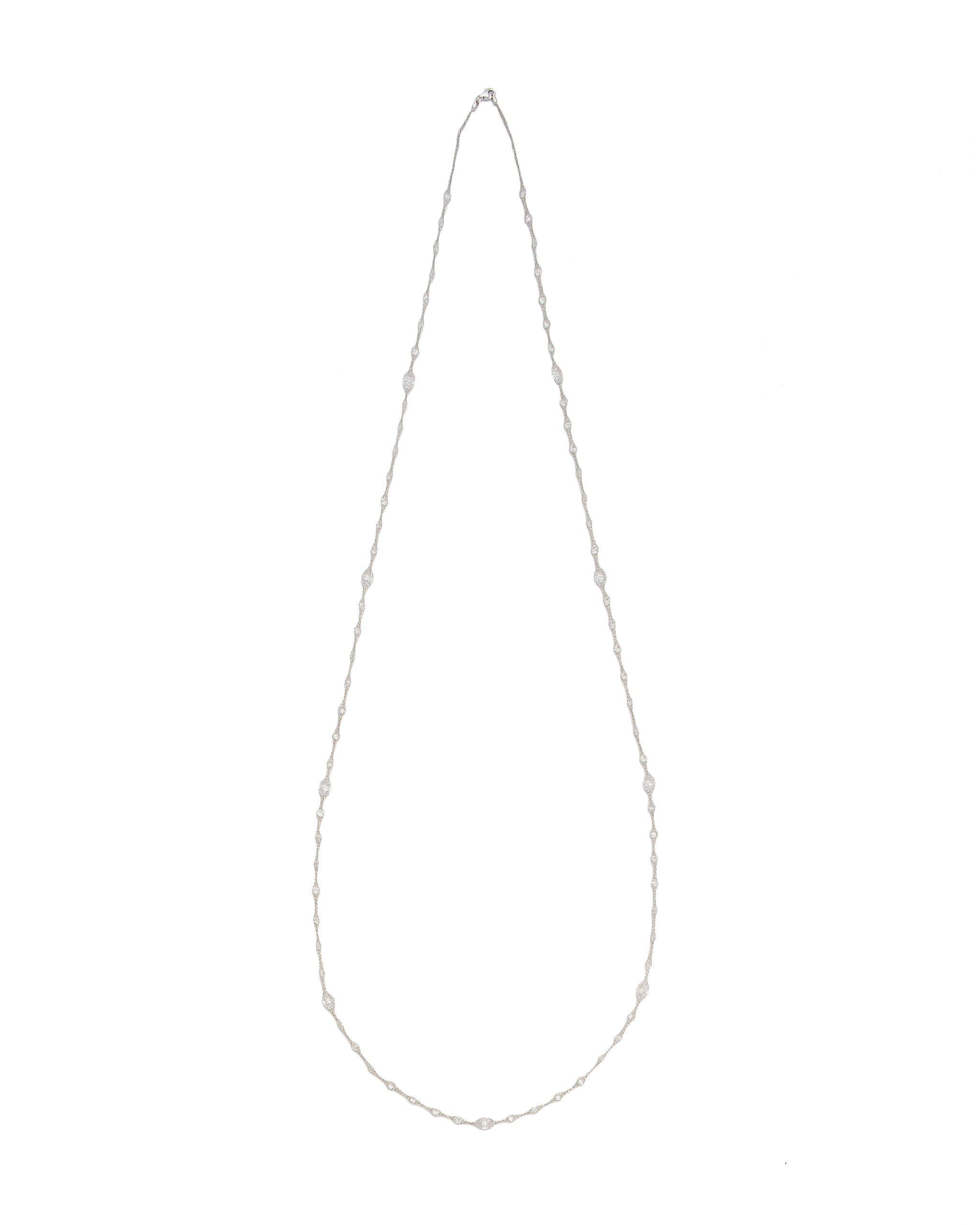 Jesse Netted String Of Diamonettes Wrap Necklace