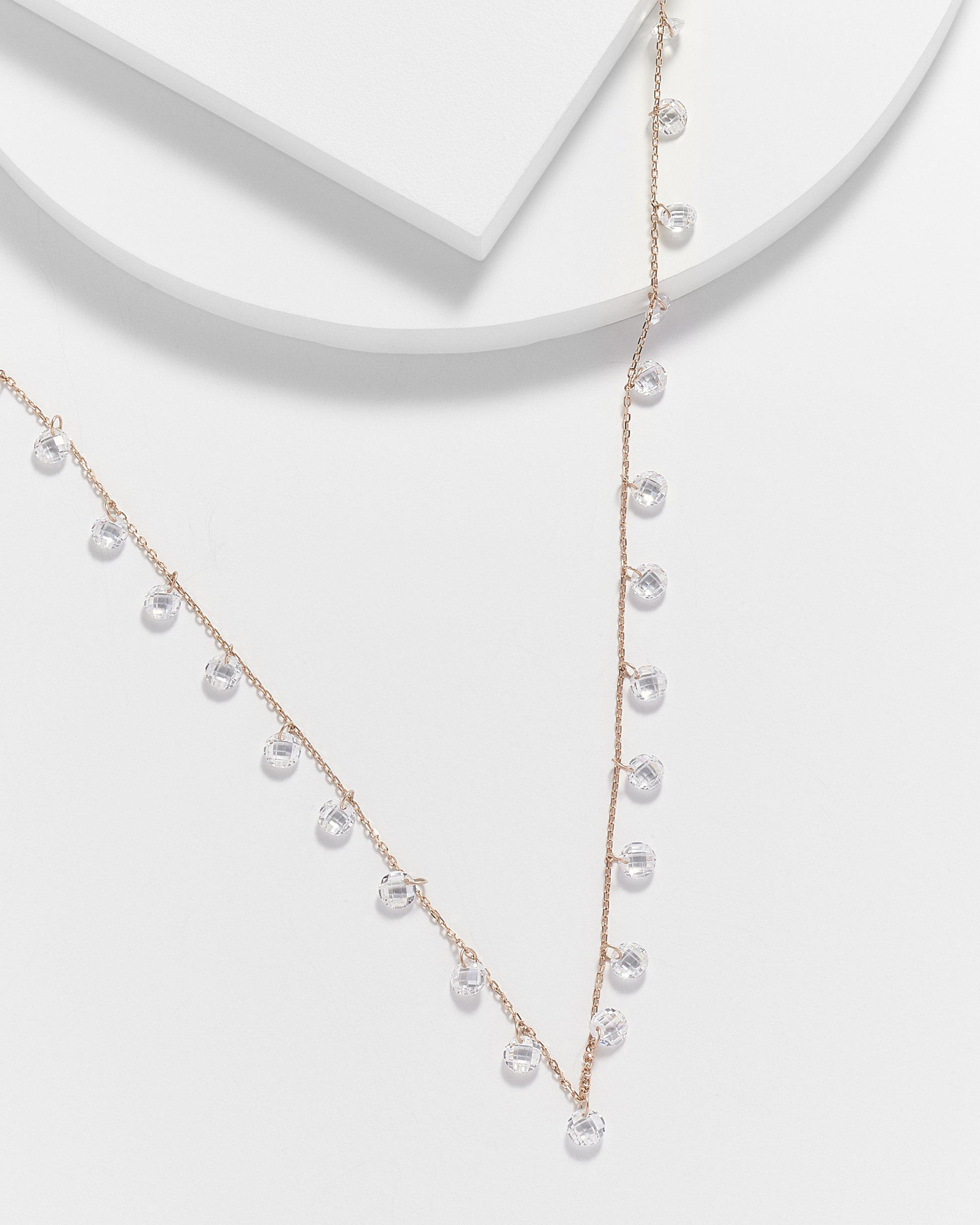 Annabelle Floating Diamonettes Necklace