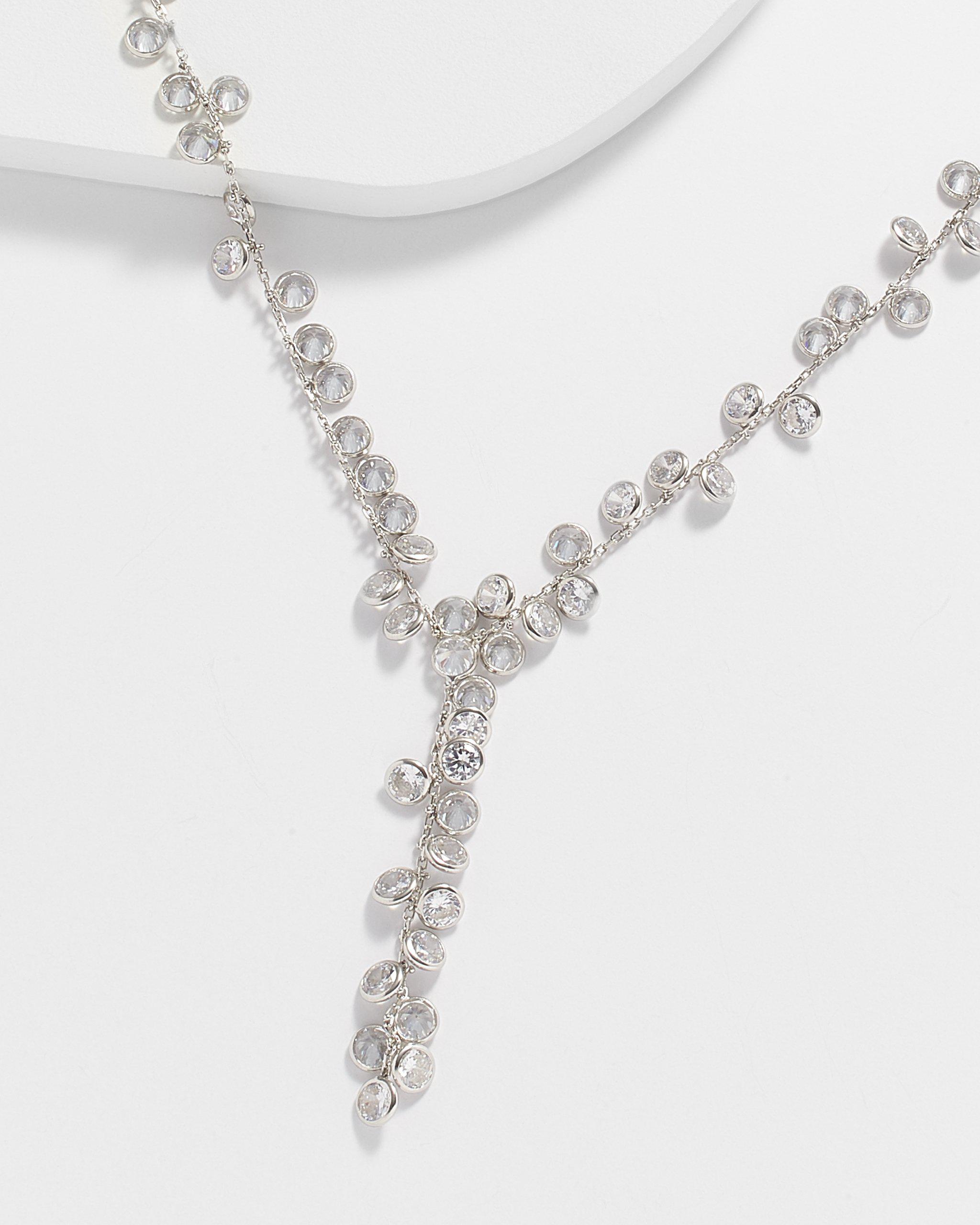 Augusta Diamonette Dangle Necklace