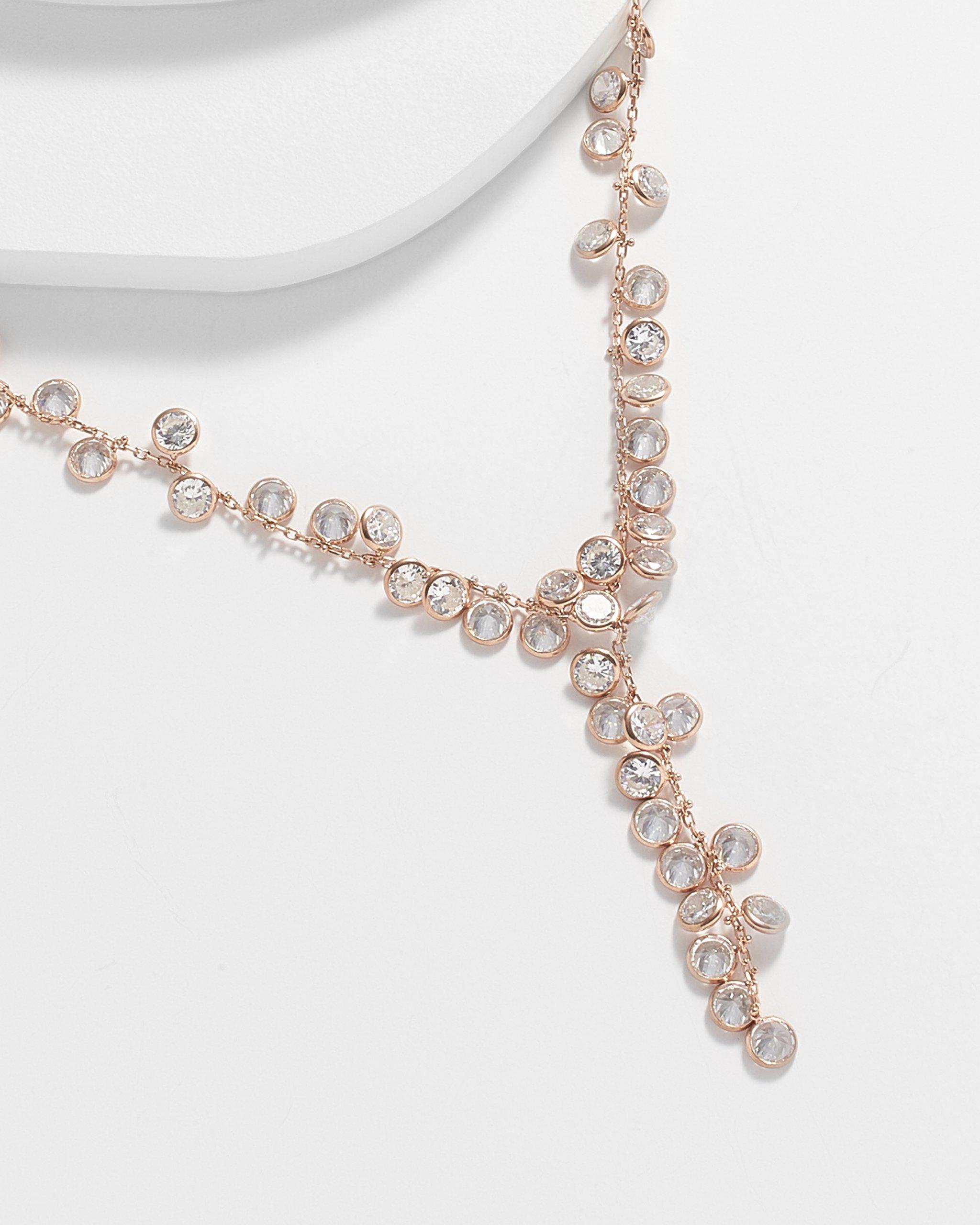 Augusta Diamonette Dangle Necklace