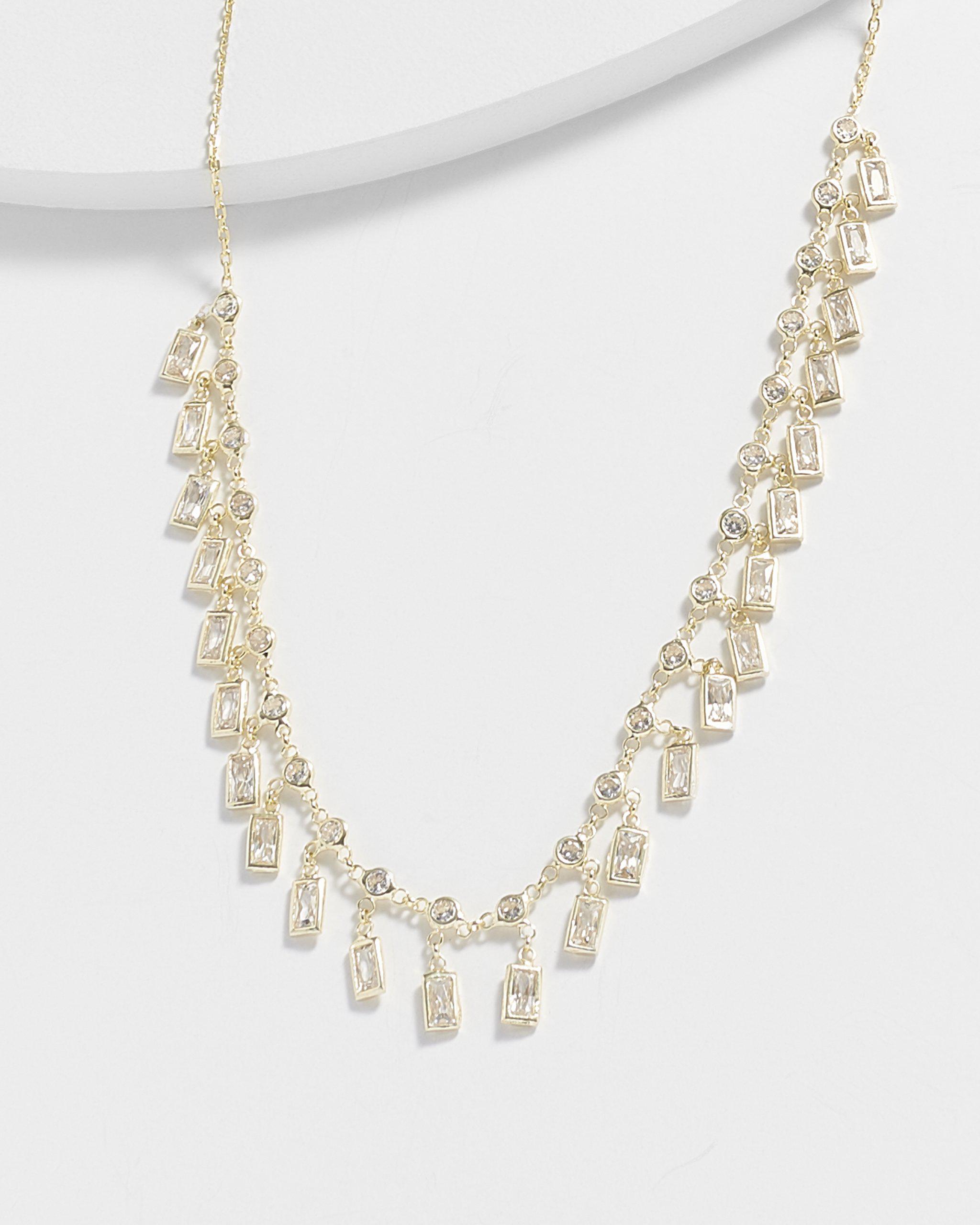 Ava Baguette Diamonette Choker