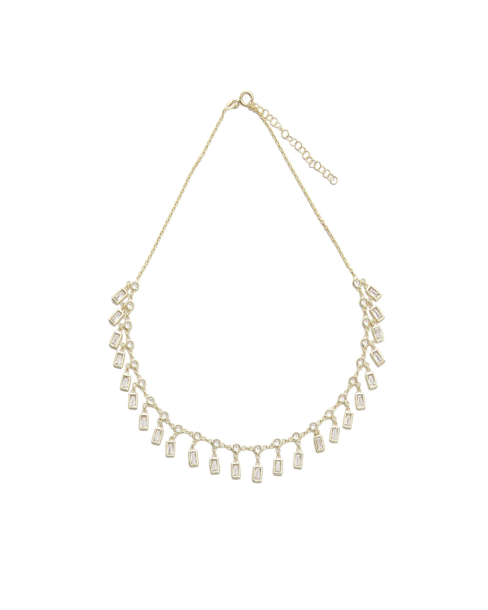 Ava Baguette Diamonette Choker