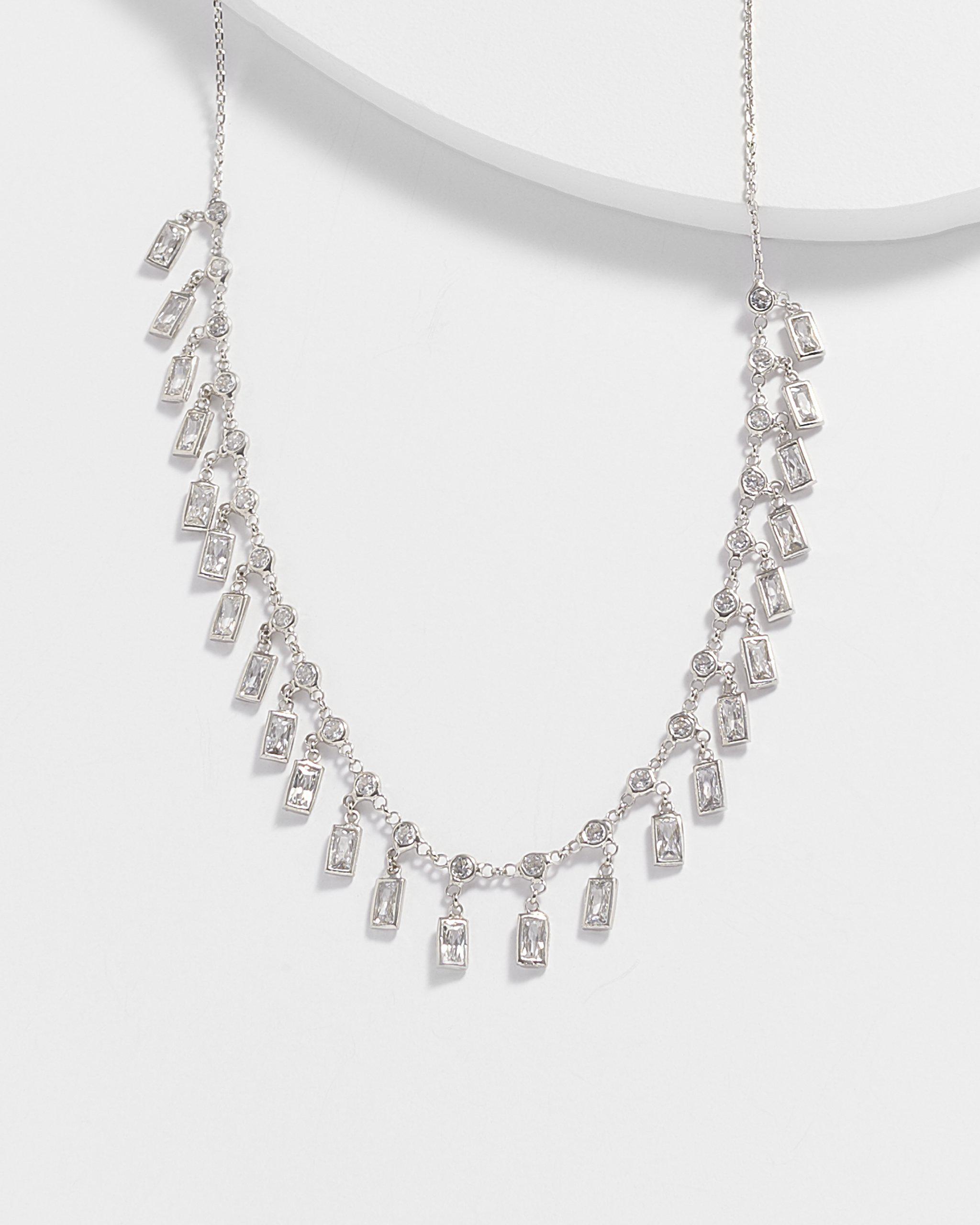 Ava Baguette Diamonette Choker