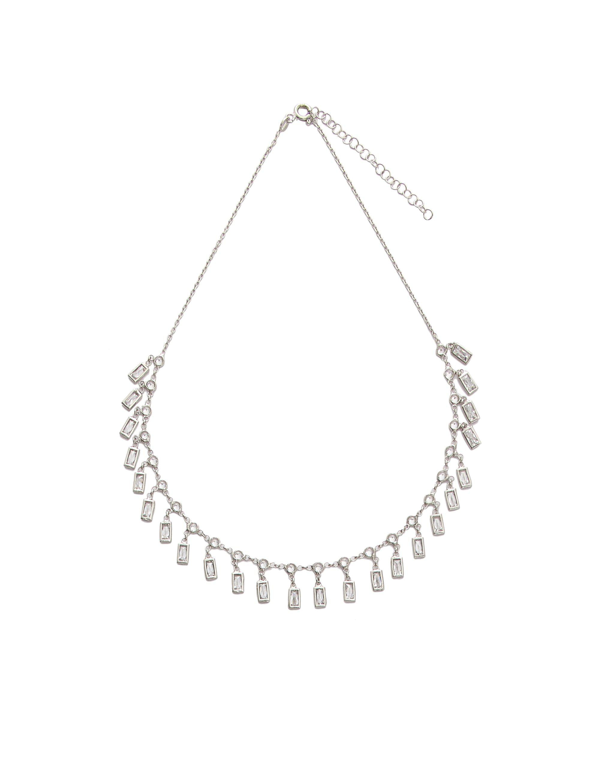 Ava Baguette Diamonette Choker