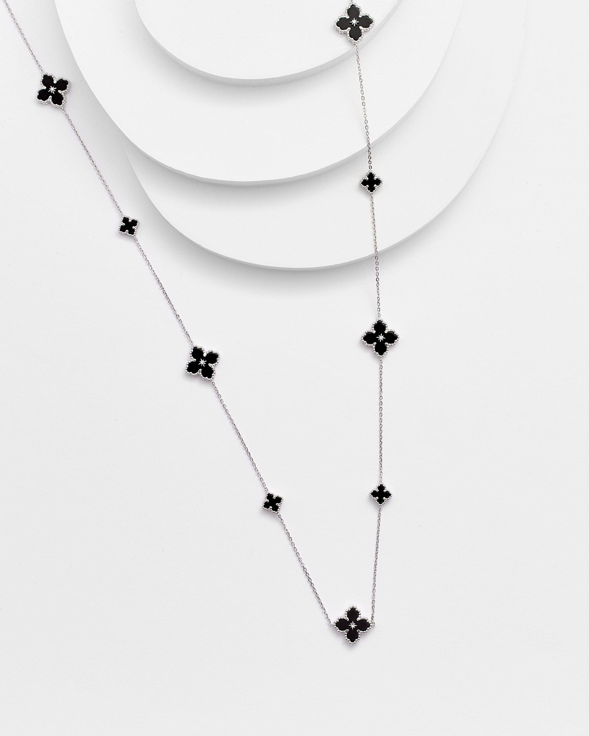 DINAH CLOVER Long Necklace