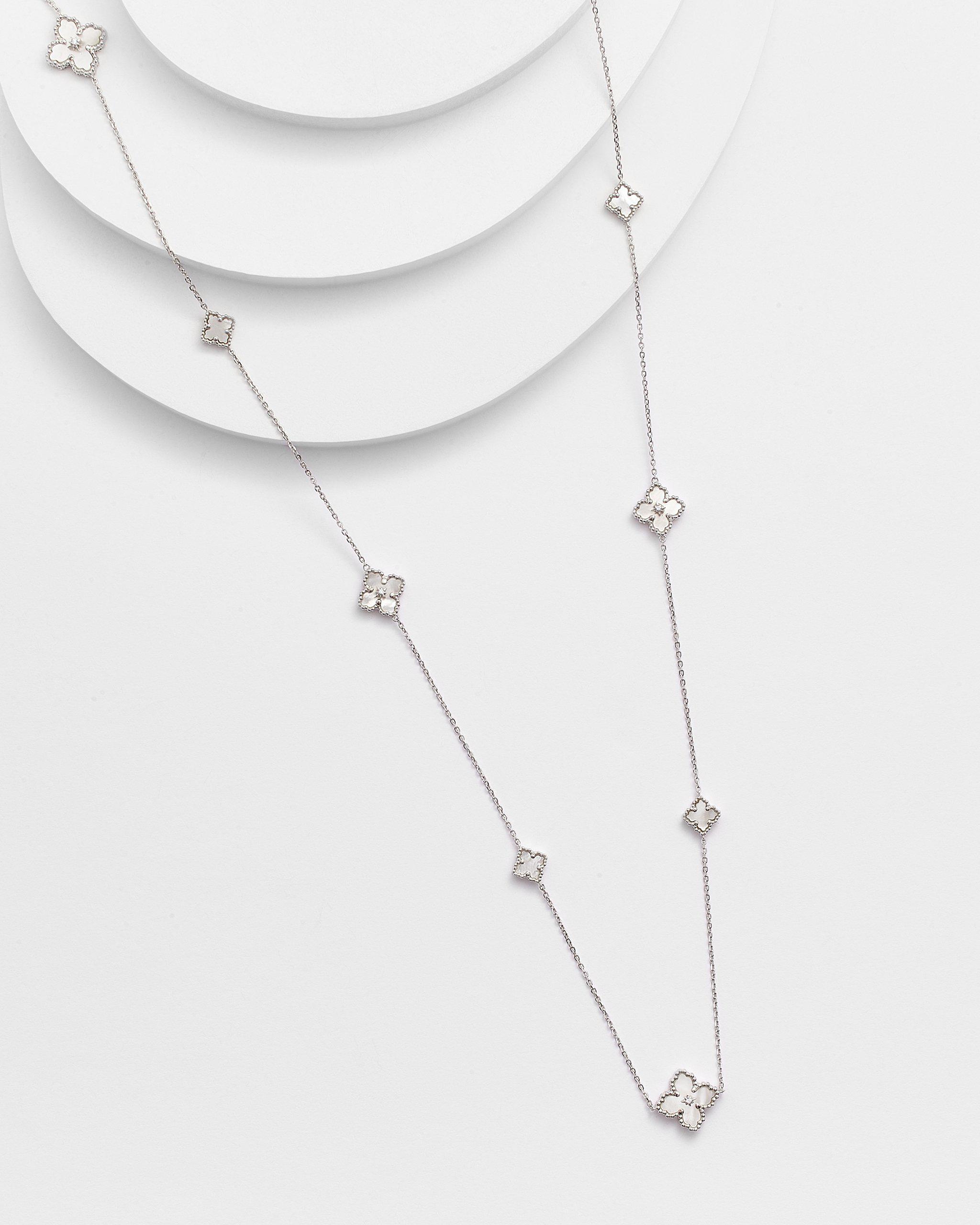 DINAH CLOVER Long Necklace