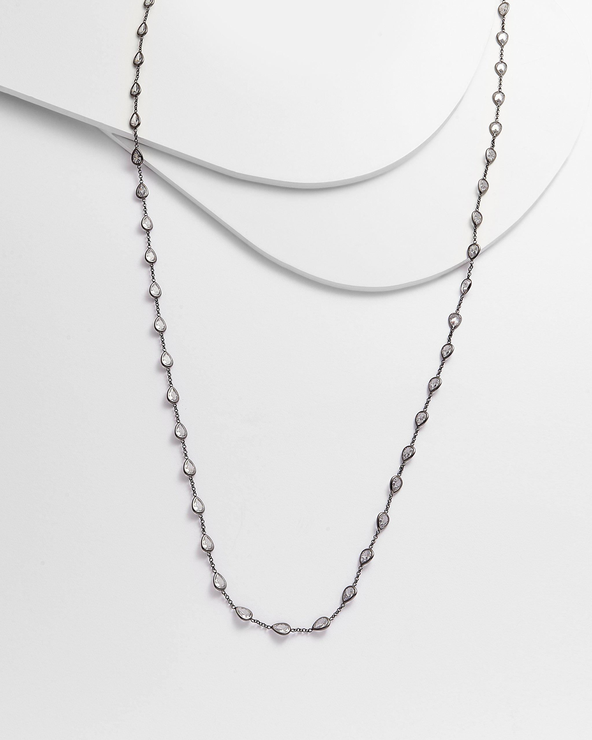 Annette Pear Shape Diamonette Necklace