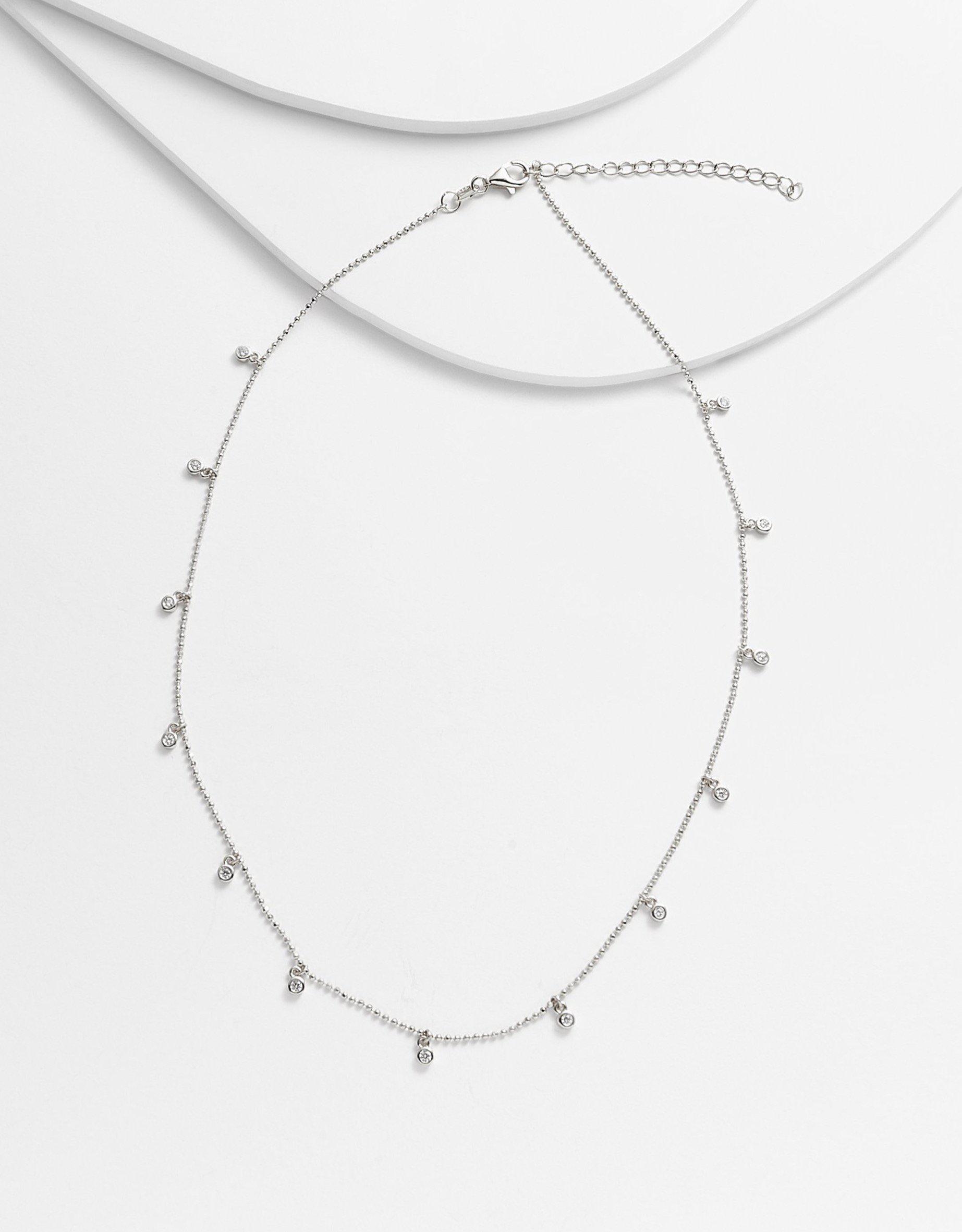 KAILYN Necklace with hanging Diamonettes