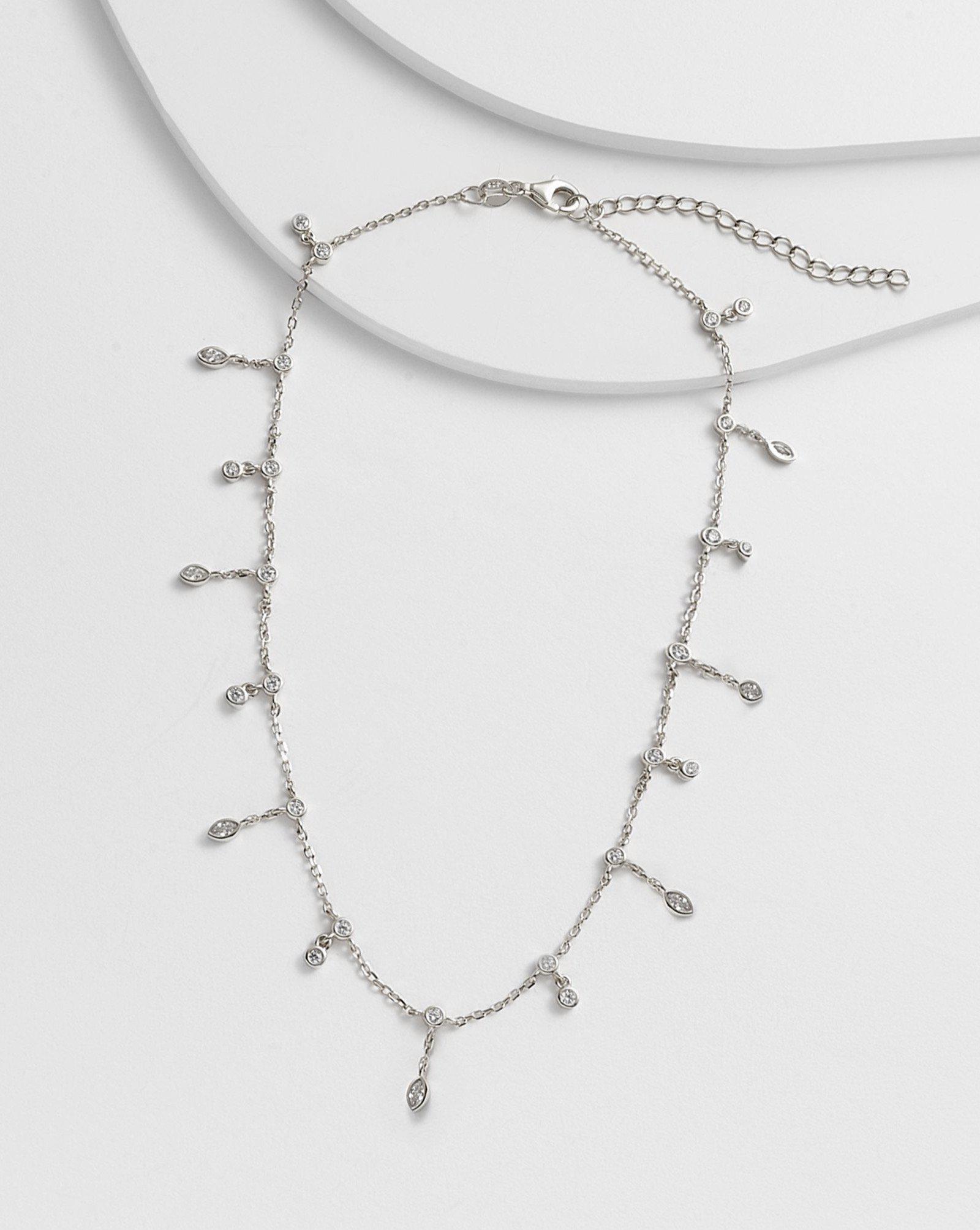 LILY Hanging Diamonettes Choker