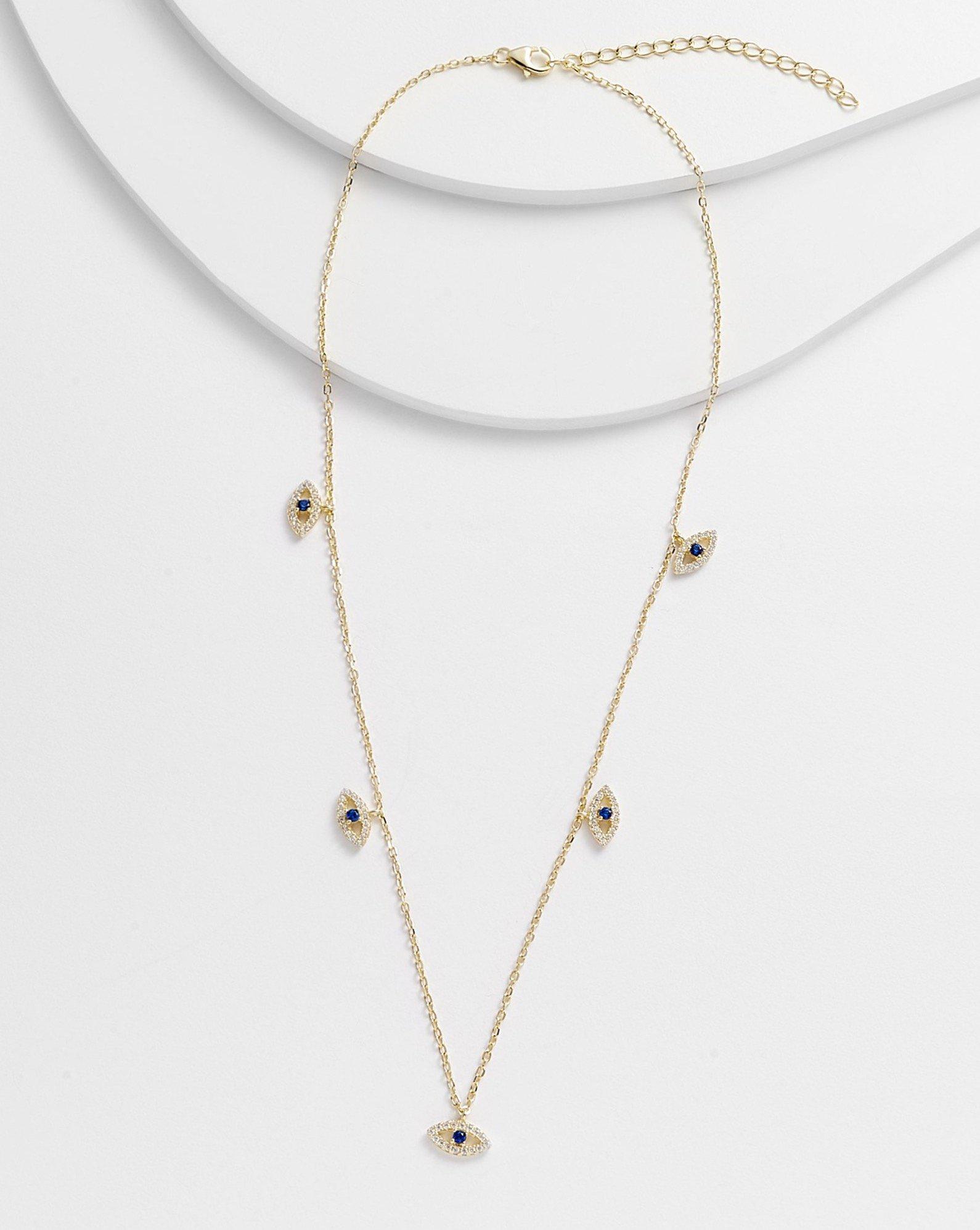 TULSIA Evil Eye Necklace