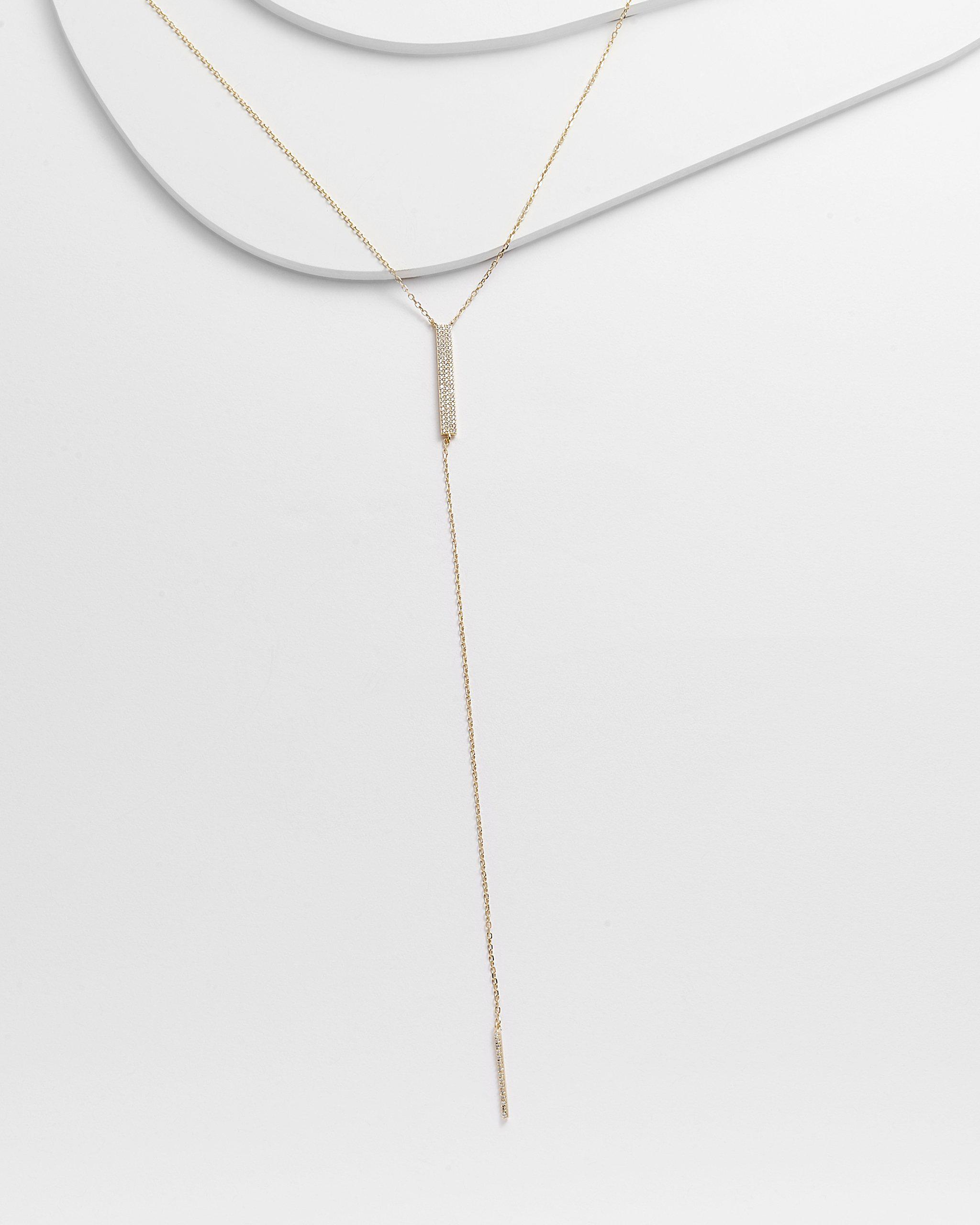 JANET Bar Lariat Necklace