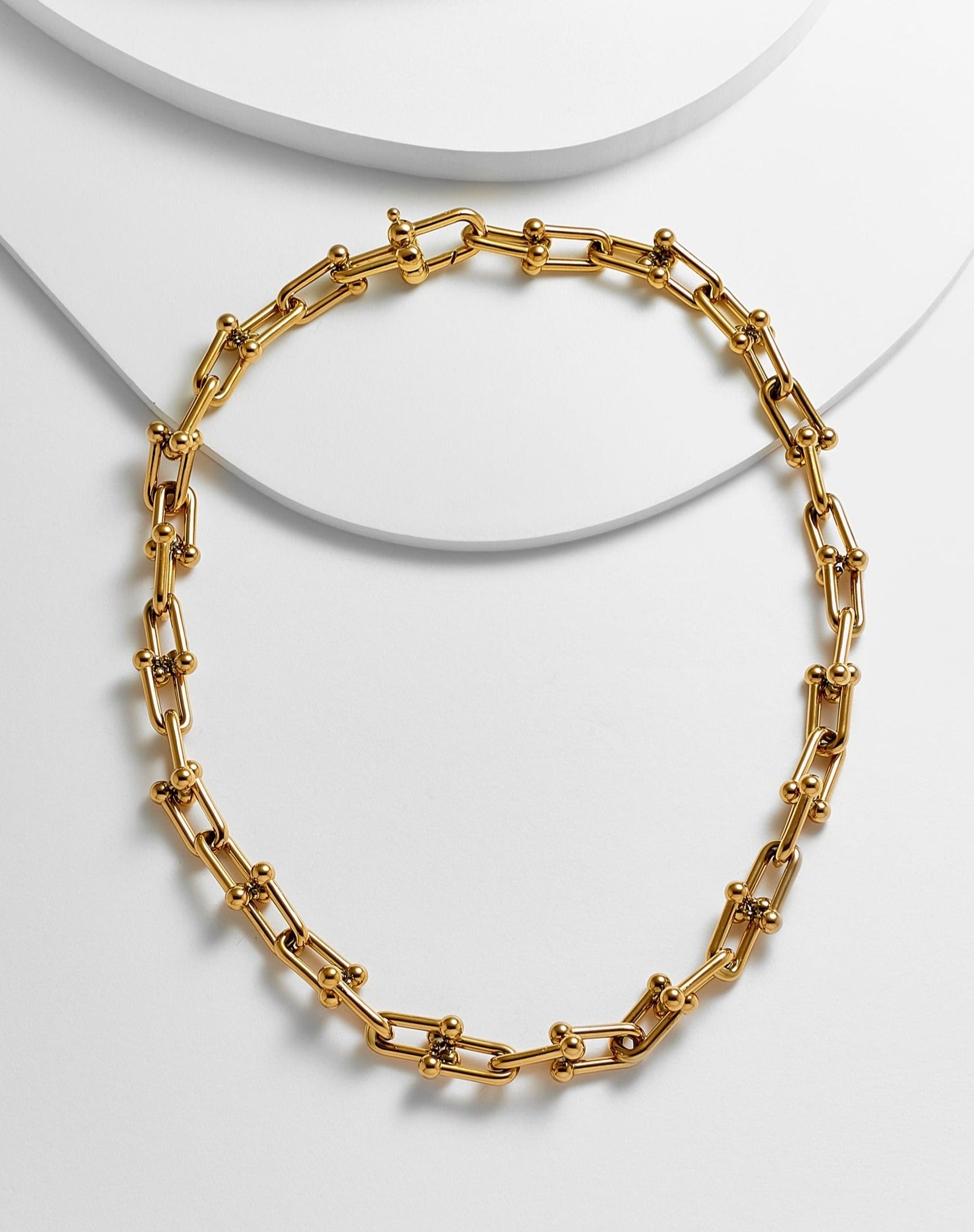 Amelia Link Bracelet and Necklace Set