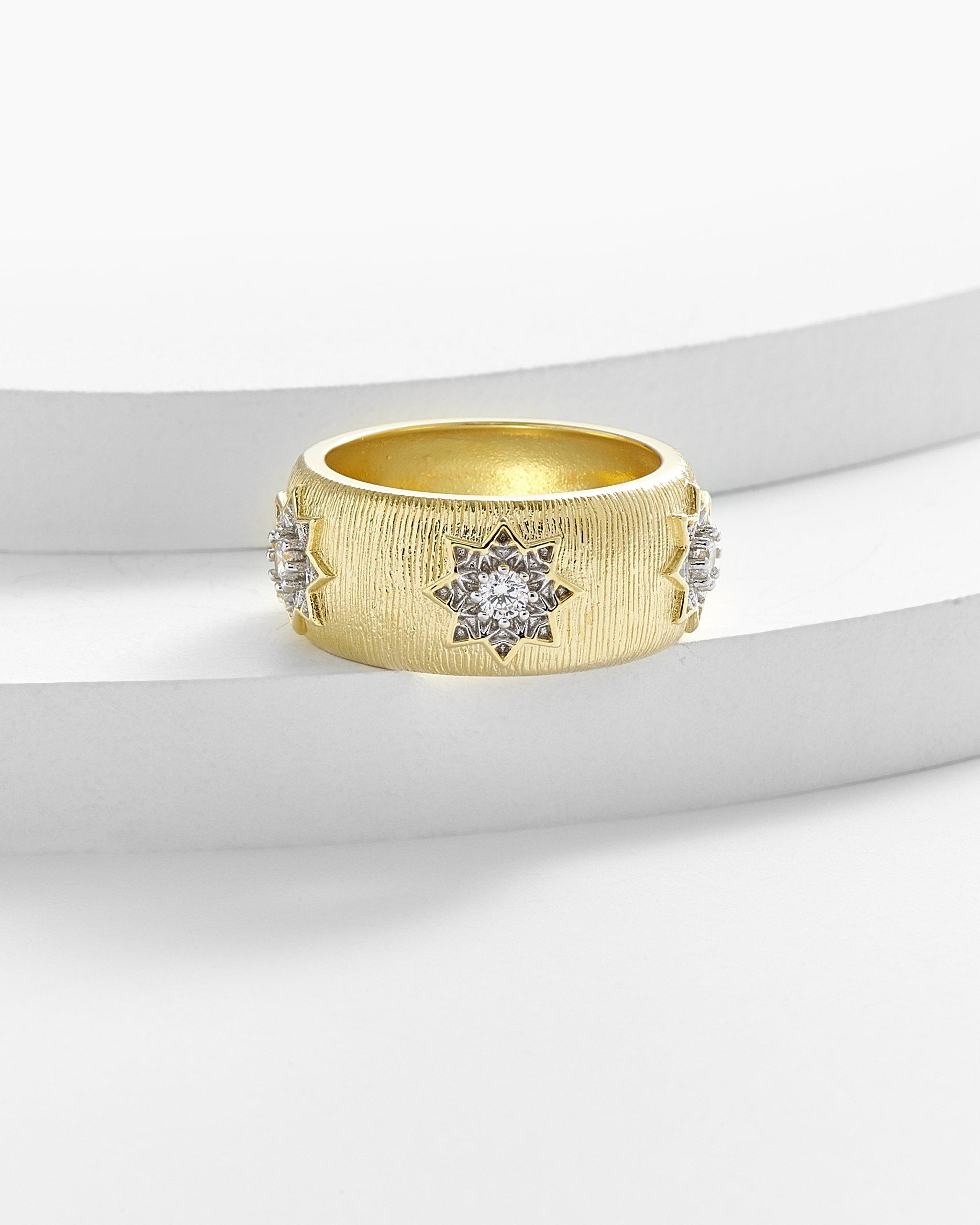 Agatha Shining Star Brushed Ring Band