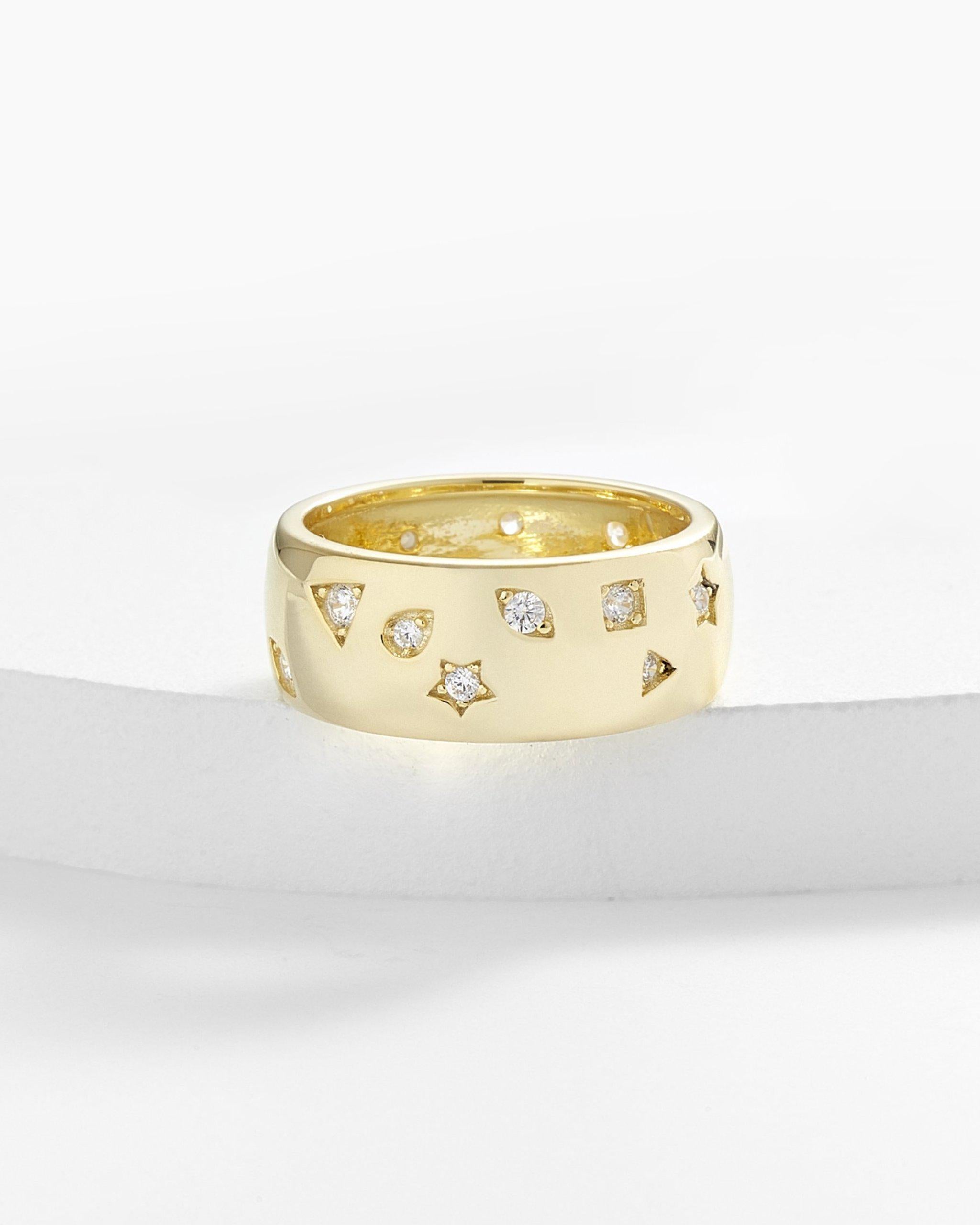 Aileen Stars and Shapes Ring Band