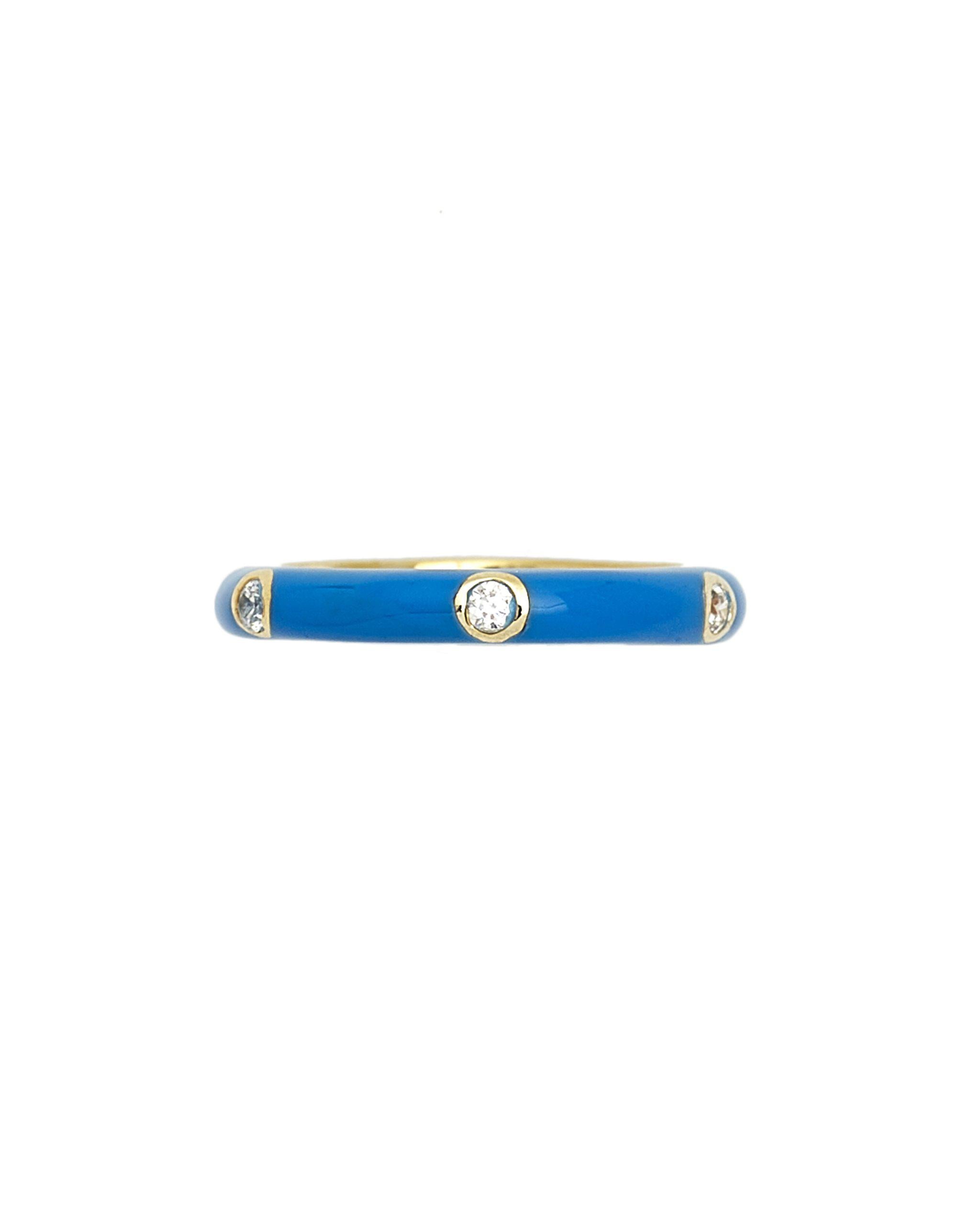 Carin Enamel Band Ring