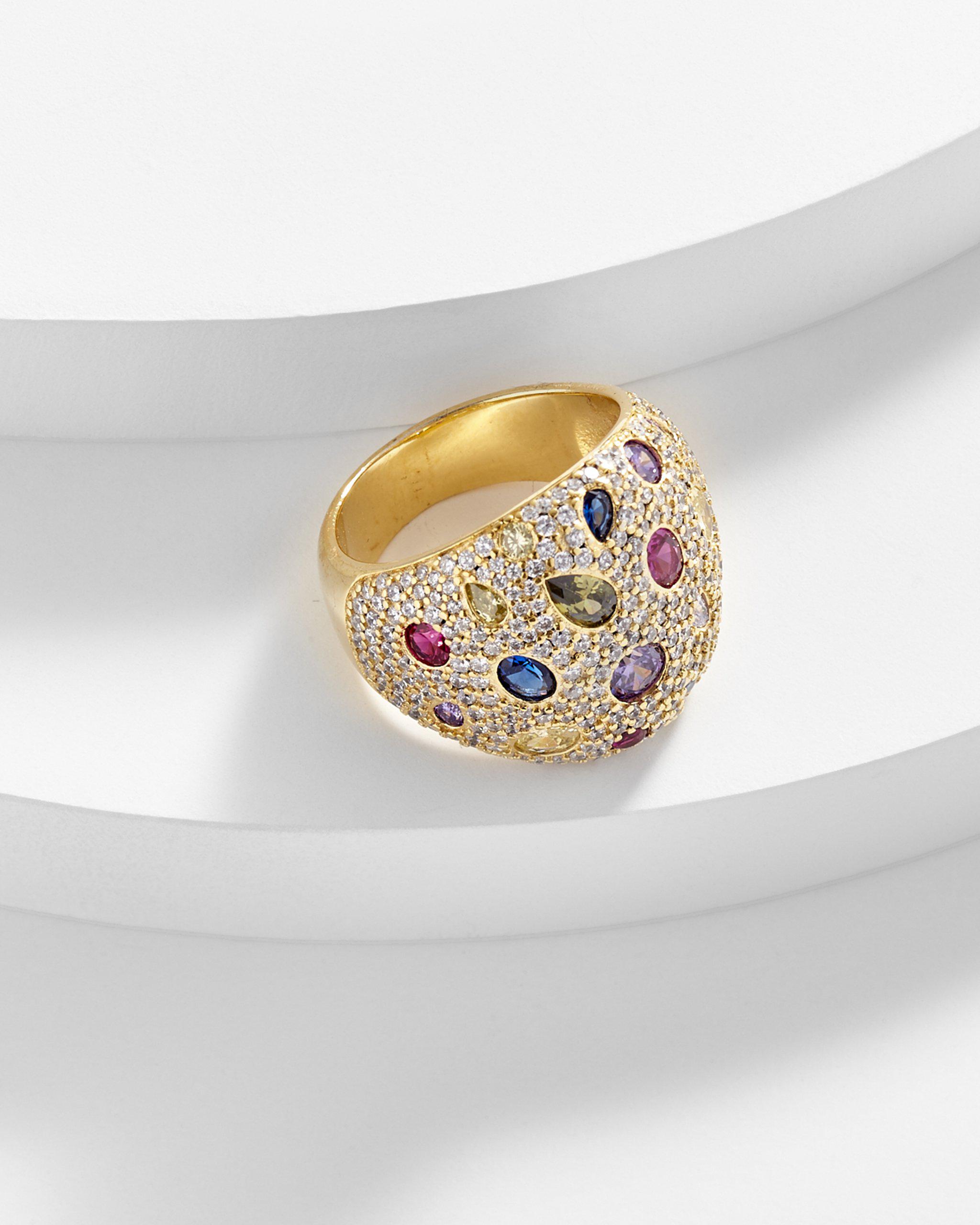 Alexandra Colorful Rhinestone Ring