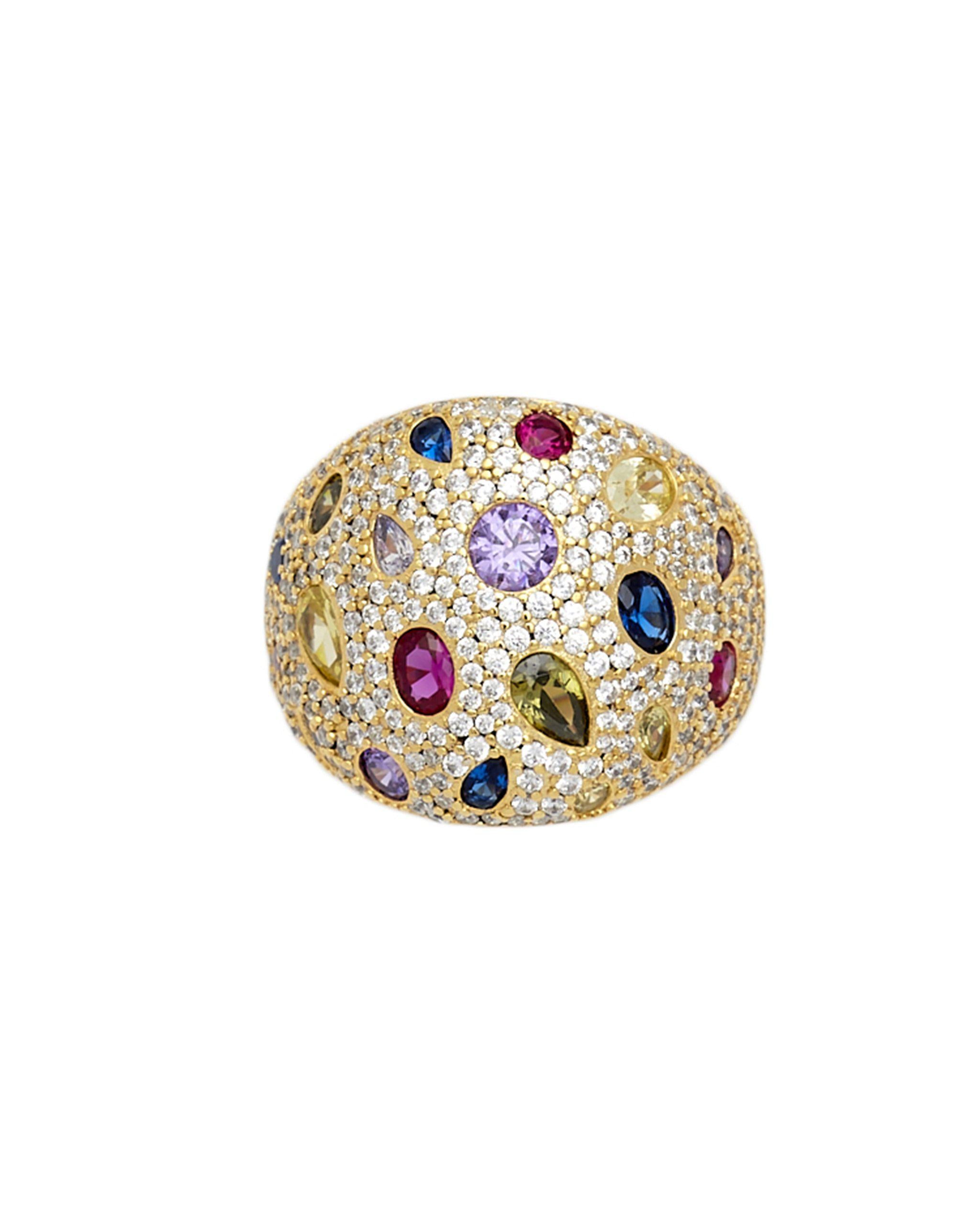 Alexandra Colorful Rhinestone Ring