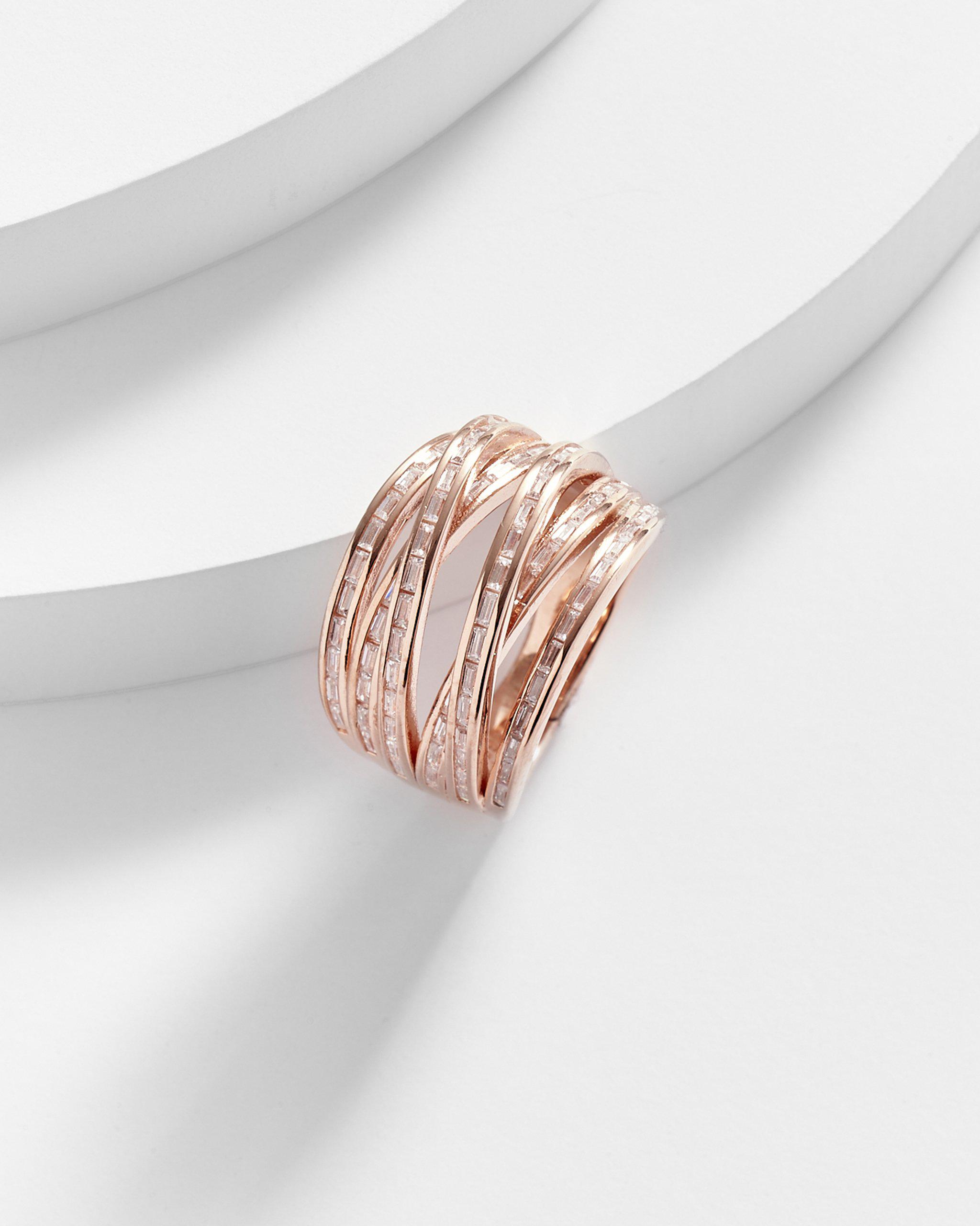 Abigail Entwined Multi-Coil Arc Band Ring