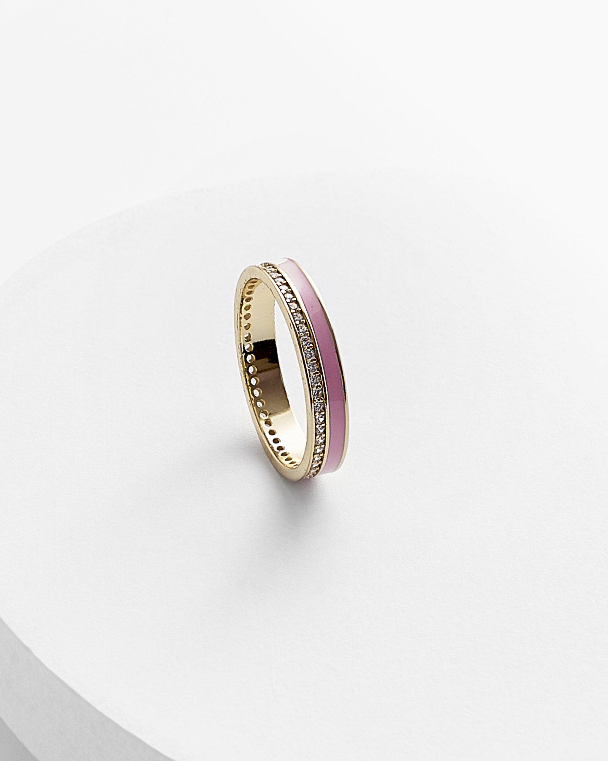 ERIKA Pavé and Enamel Ring