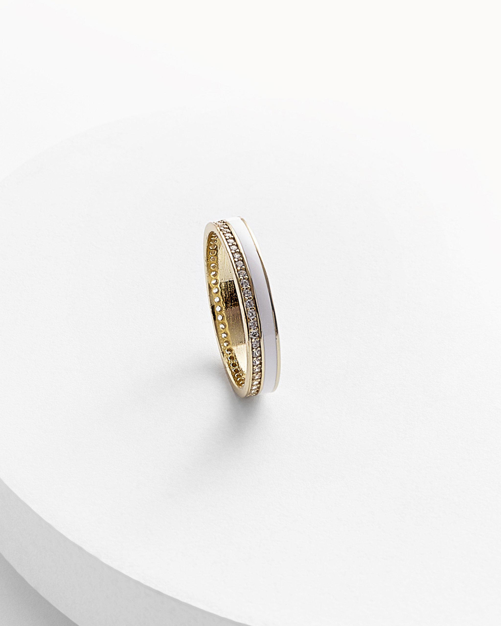 ERIKA Pavé and Enamel Ring