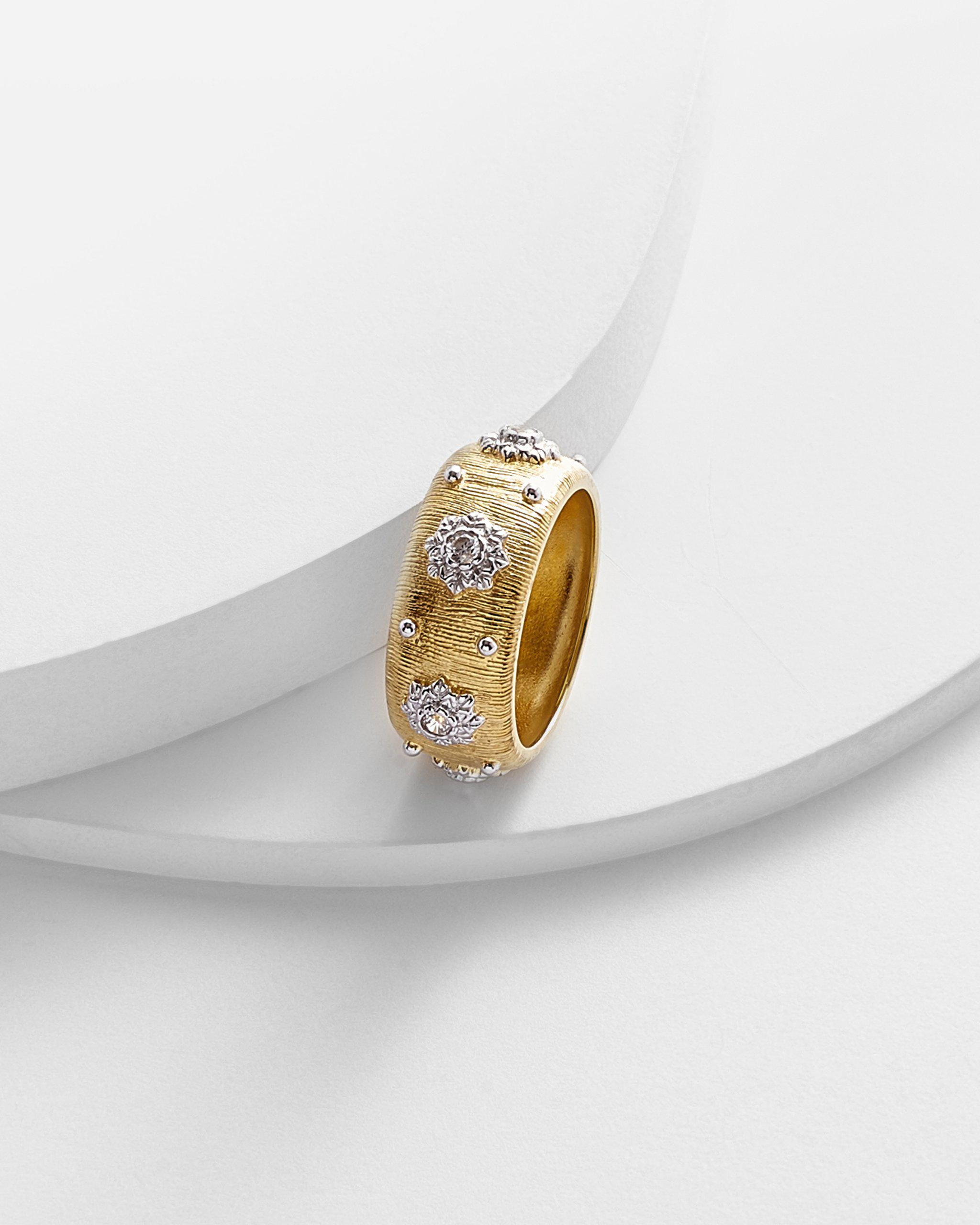 CARLOTTA Antique Gold Brushed Ring