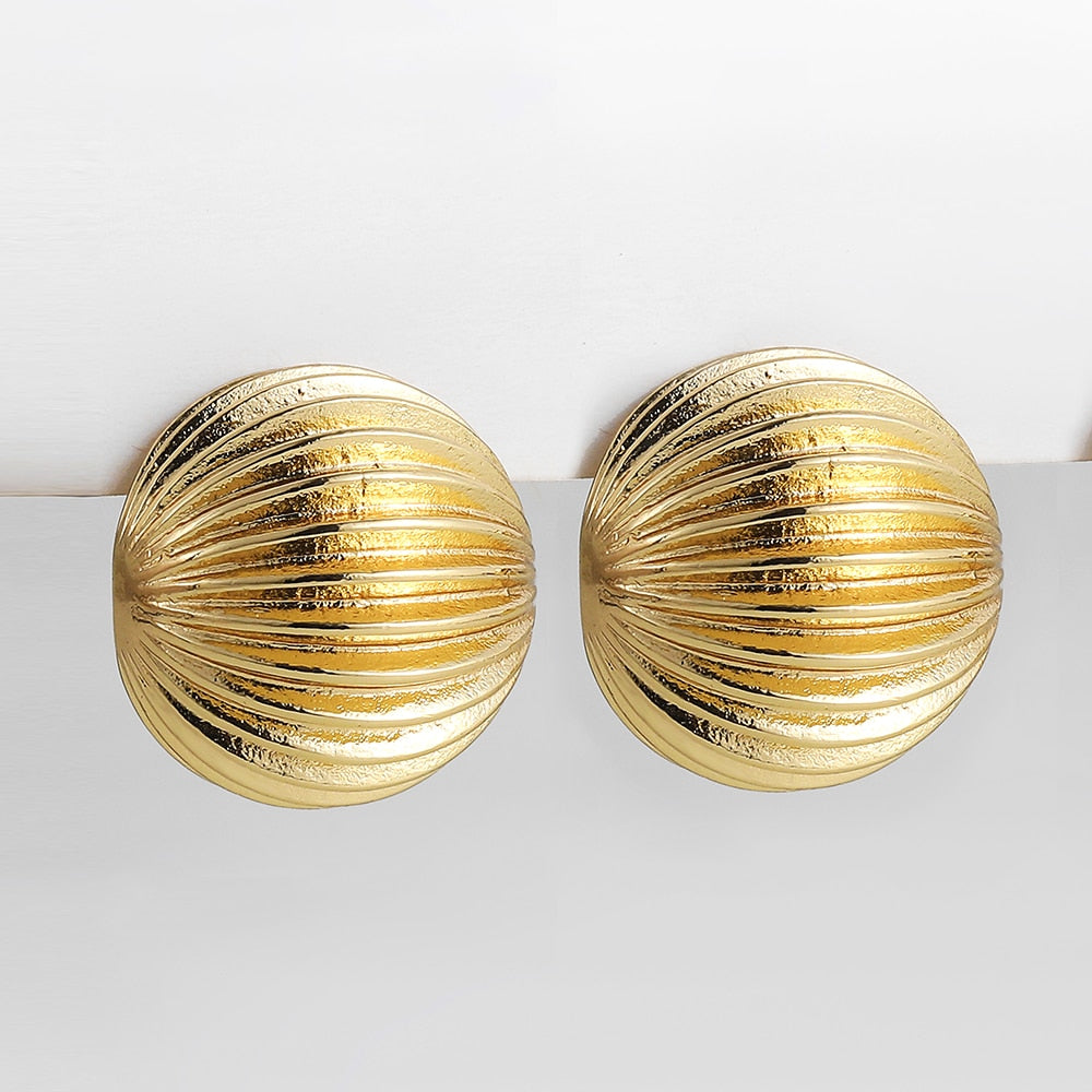 Teardrop Chunky Hoop Earrings