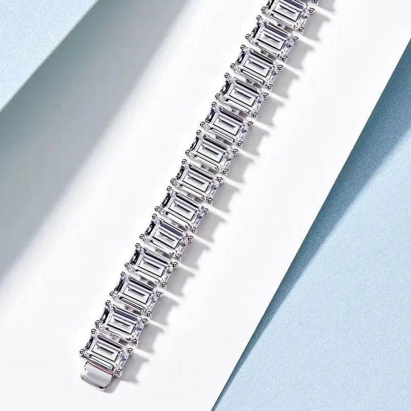 Emerald Cut Tennis Bracelet