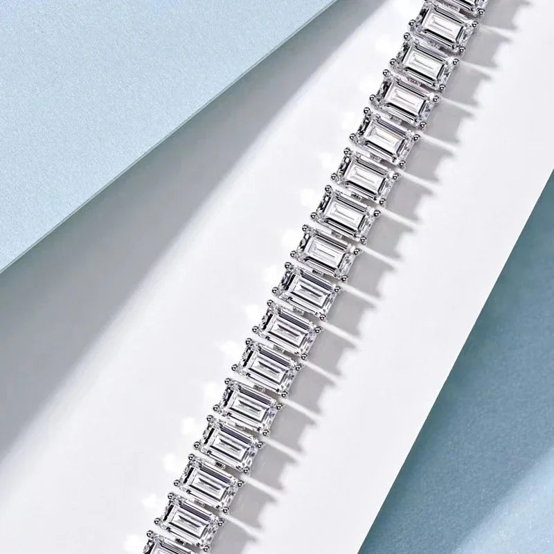 Emerald Cut Tennis Bracelet
