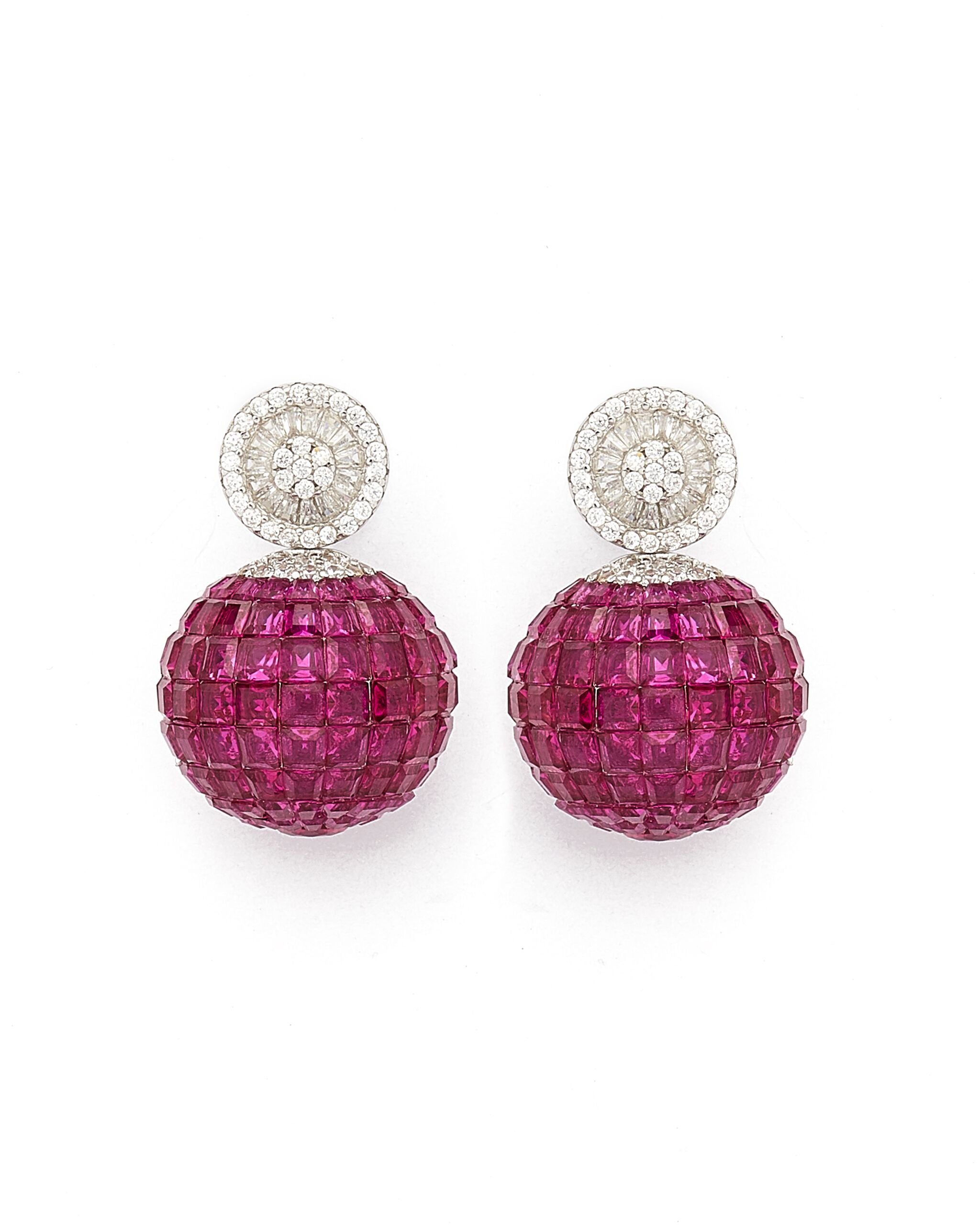 Sophia Crystal Ball Earrings