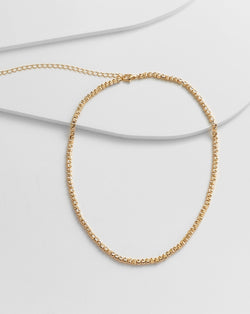 Golden Beads Choker Necklace