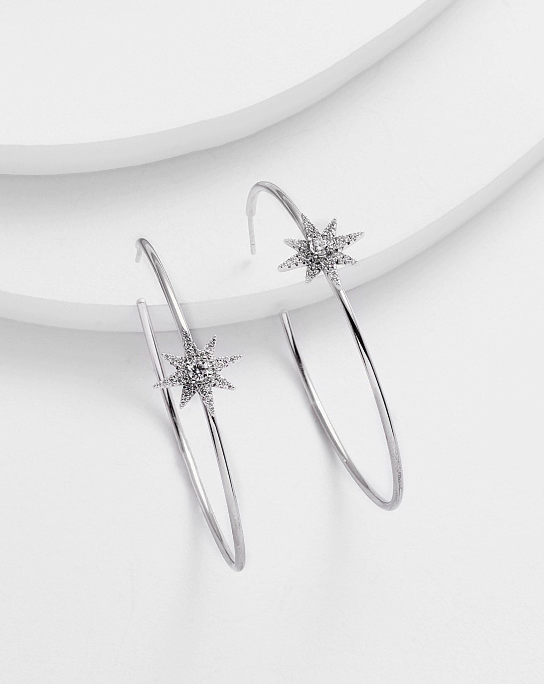 DALIA Star Hoop Earrings