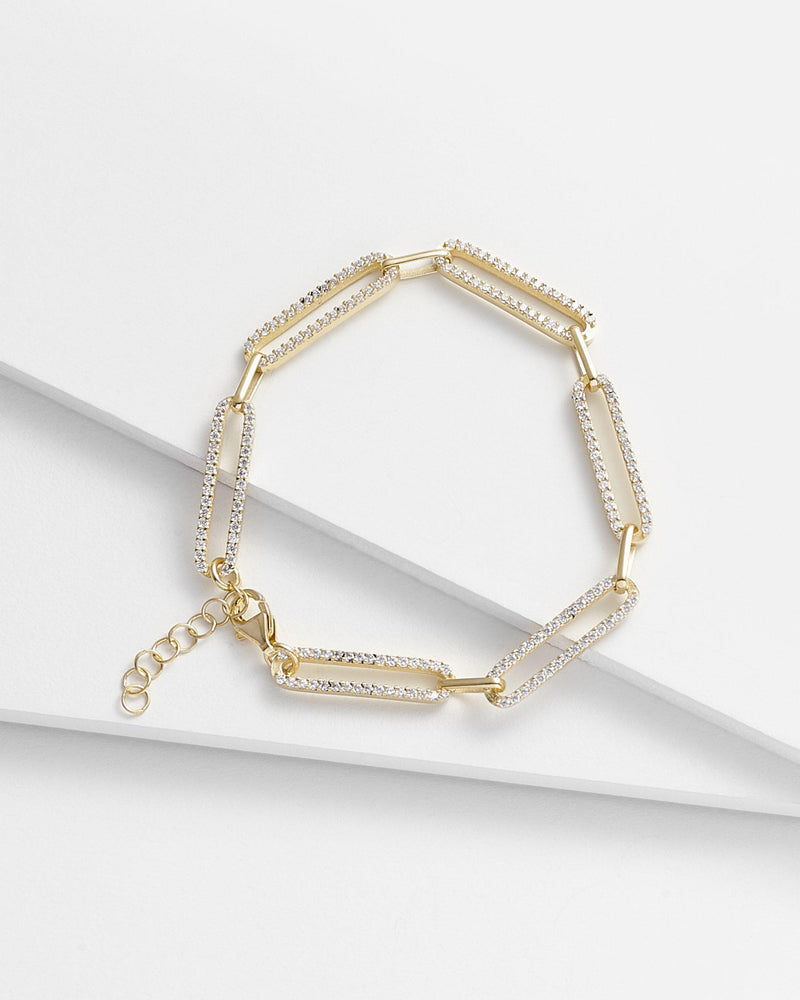CHRISTINE Long Link Chain Bracelet