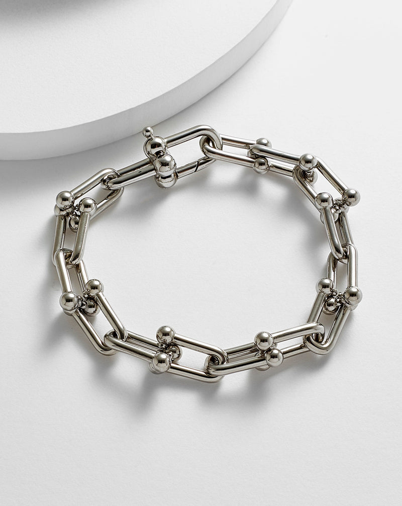 Amelia Link Bracelet and Necklace Set