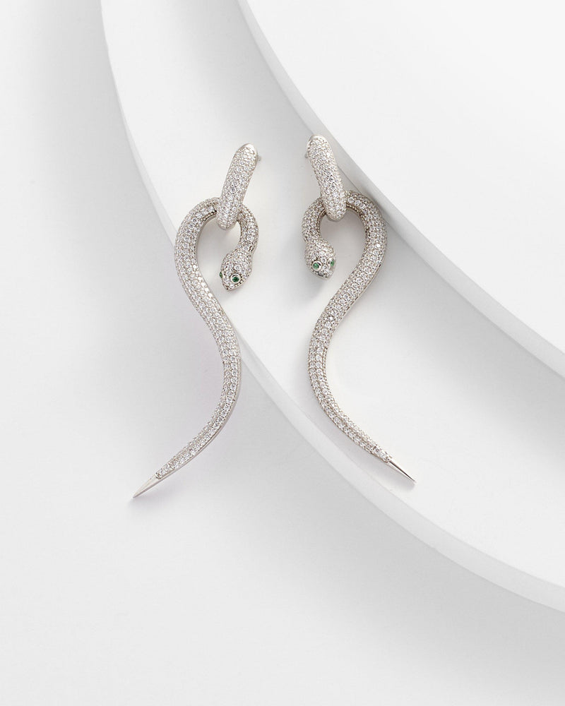 Amiga Exotic Serpent Dangling Earrings