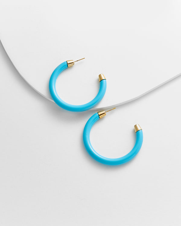Sylvie Colorful Hoop Earrings