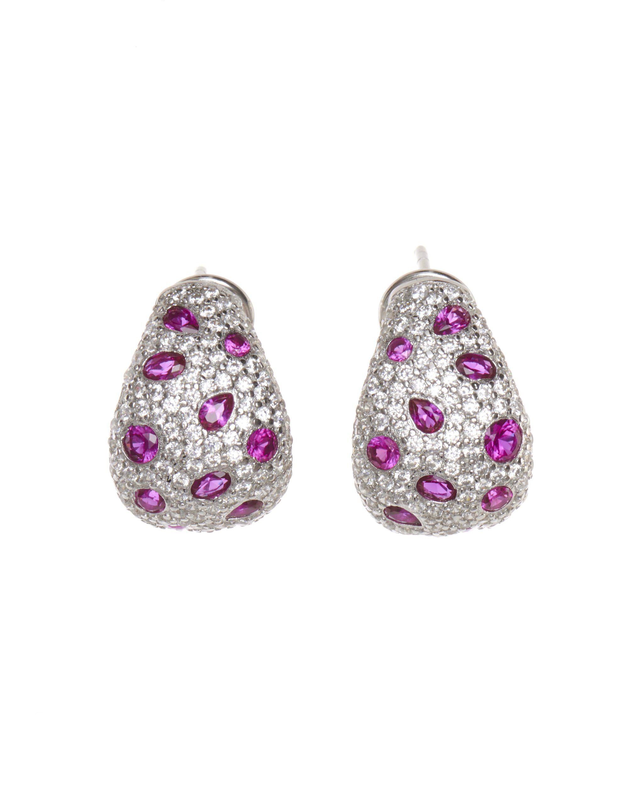 Alexandra Colorful Rhinestone Earrings