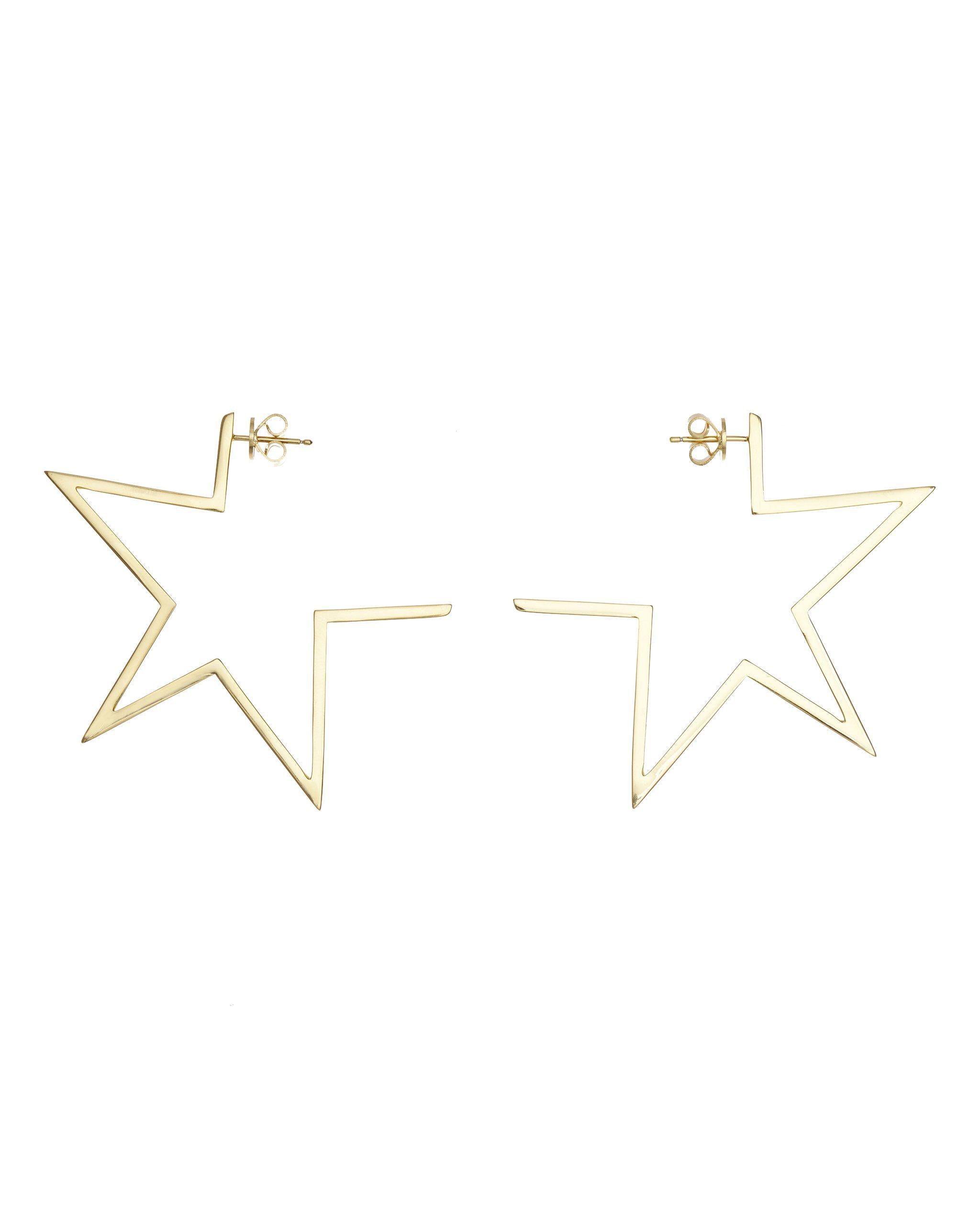 CLEO Star Hoop Earrings