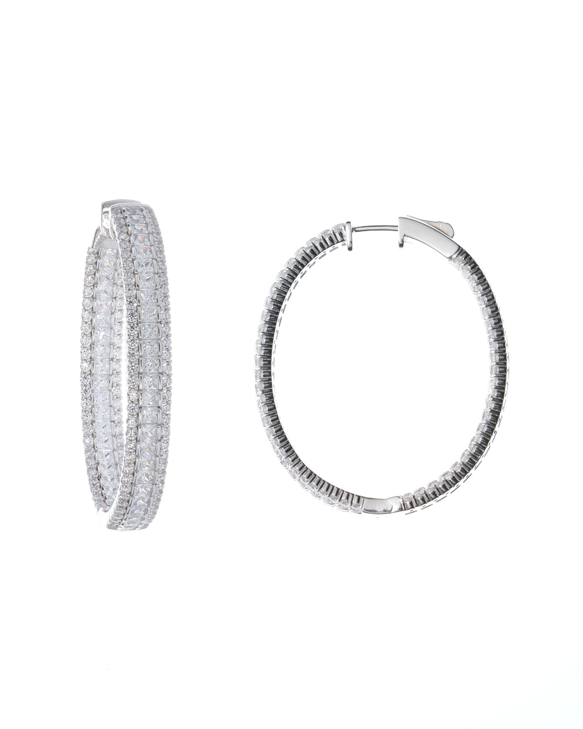 Clarrisa Oval Hoop Earrings