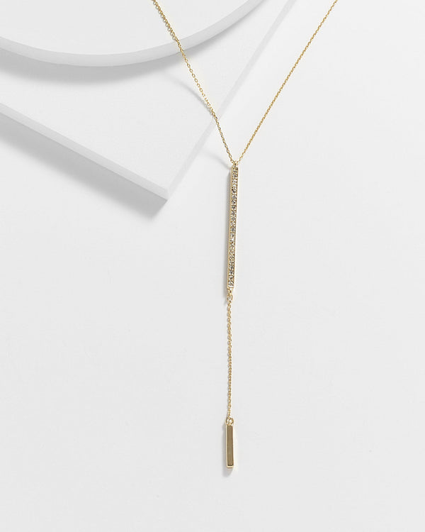 Arlene Long Chain Pendant Necklace