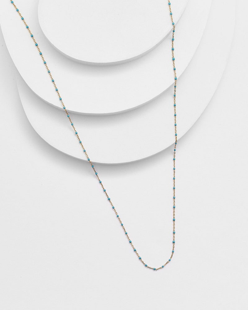 EMMA Beaded chain necklace