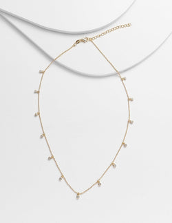 KAILYN Necklace with hanging Diamonettes