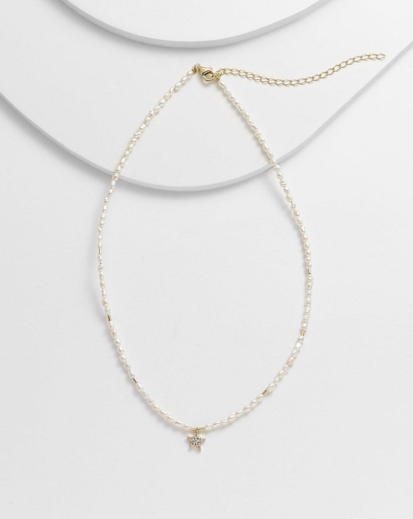 SHILOH Pearl Star Choker Necklace