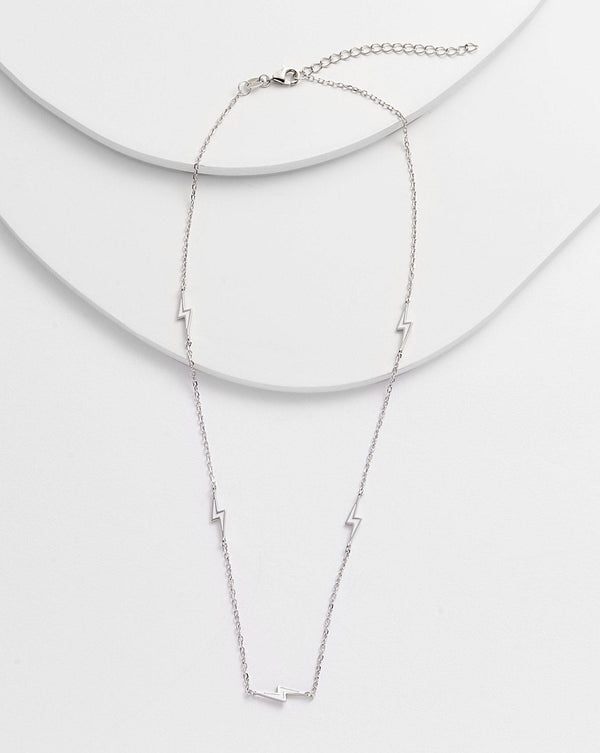 ISMA Sequential Lighting Bolt Necklace