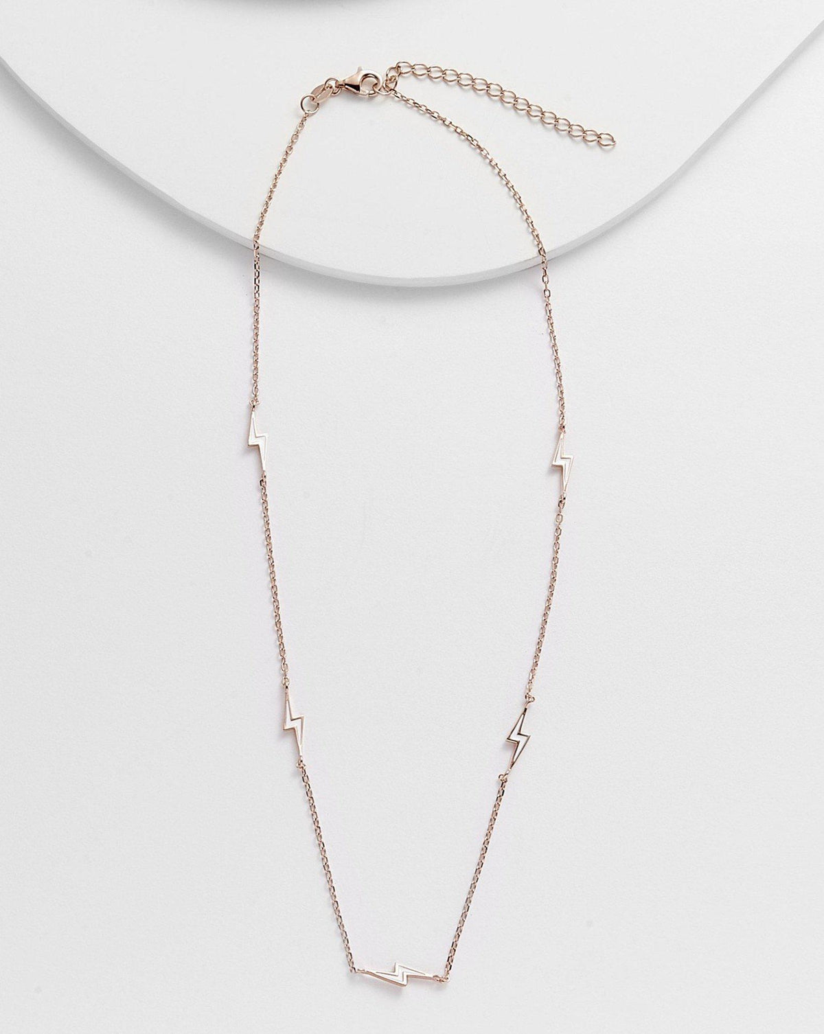 ISMA Sequential Lighting Bolt Necklace