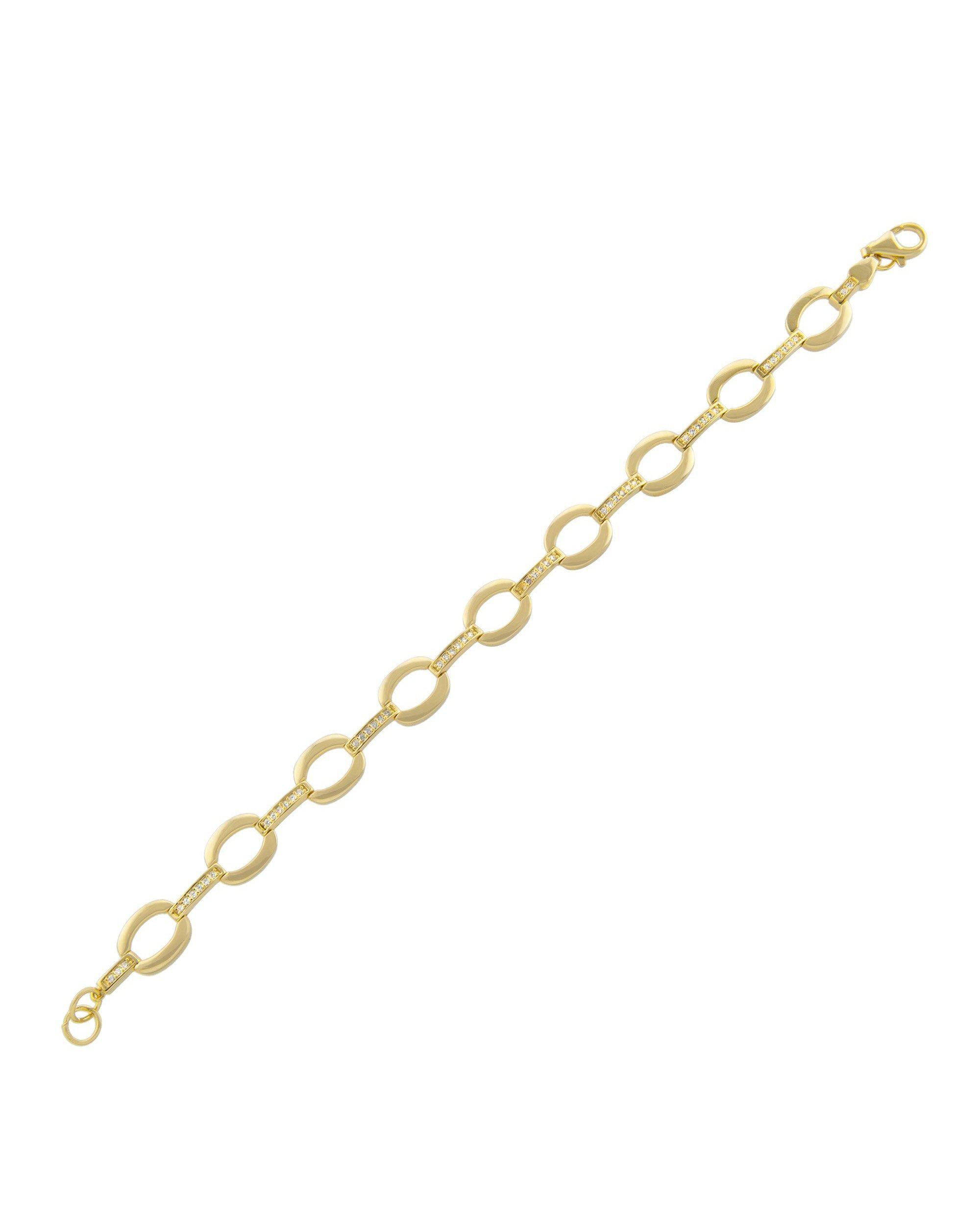 Yvette Oval Link and Bar Bracelet