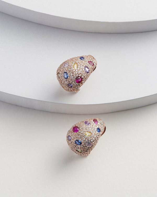 Alexandra Colorful Rhinestone Earrings