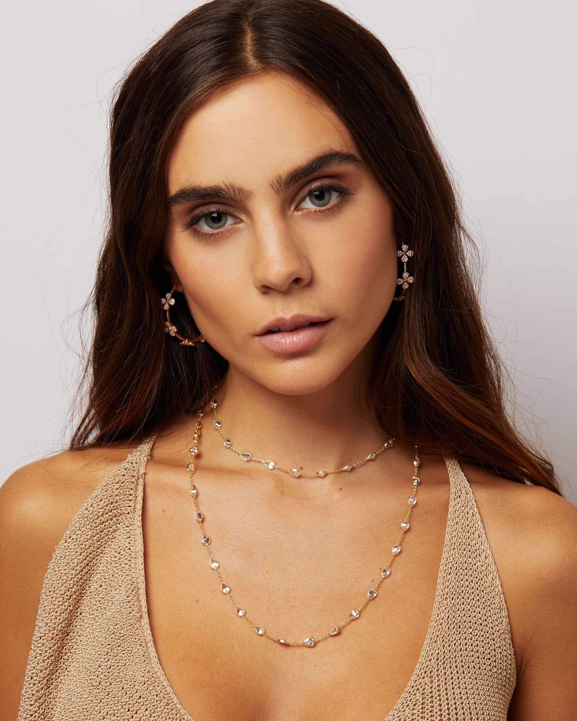 Annette Pear Shape Diamonette Necklace