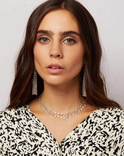 Ava Baguette Diamonette Choker